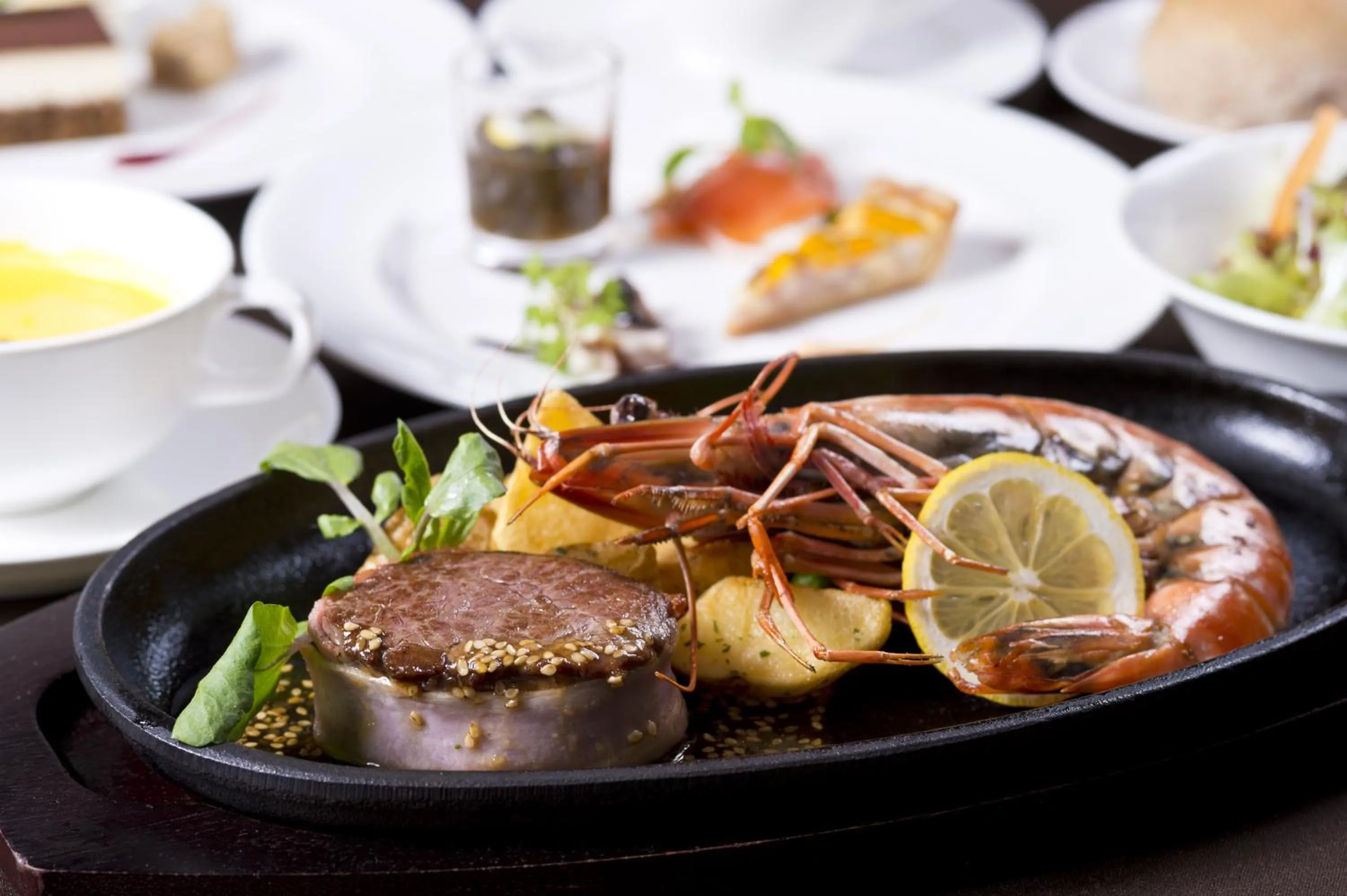 Dinner in Hotel JAL City Naha