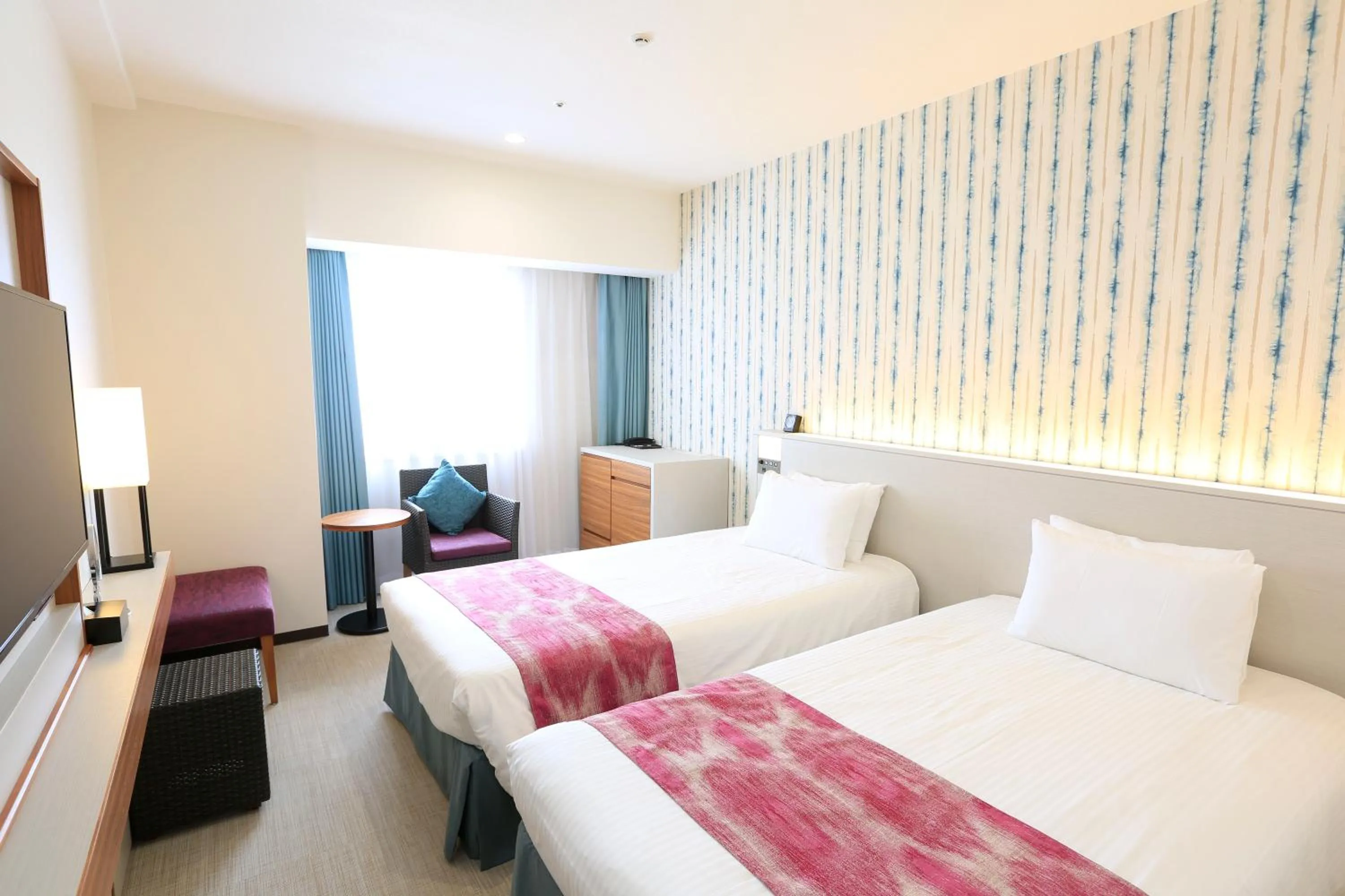 Photo of the whole room, Bed in Hotel JAL City Naha