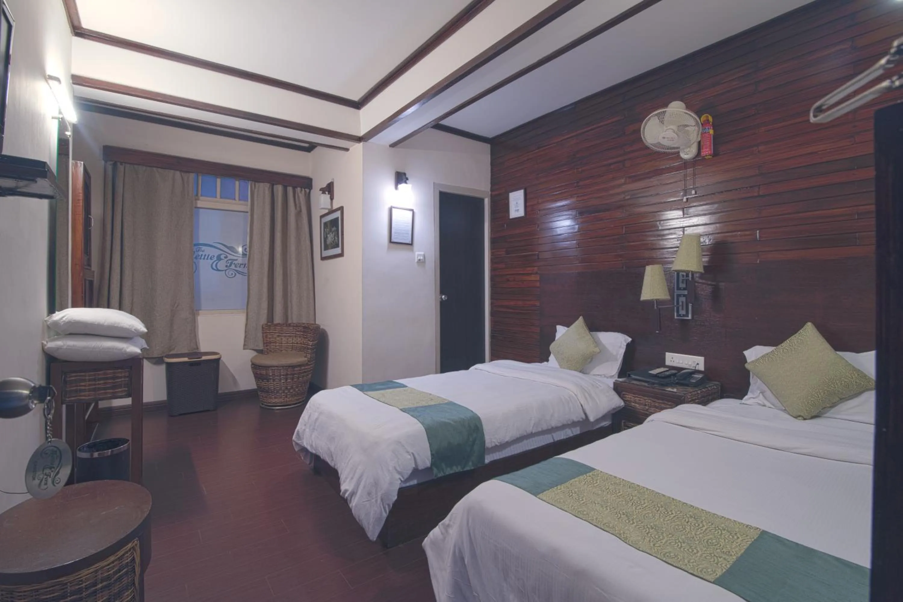 Bed in The Nettle and Fern Hotel Gangtok