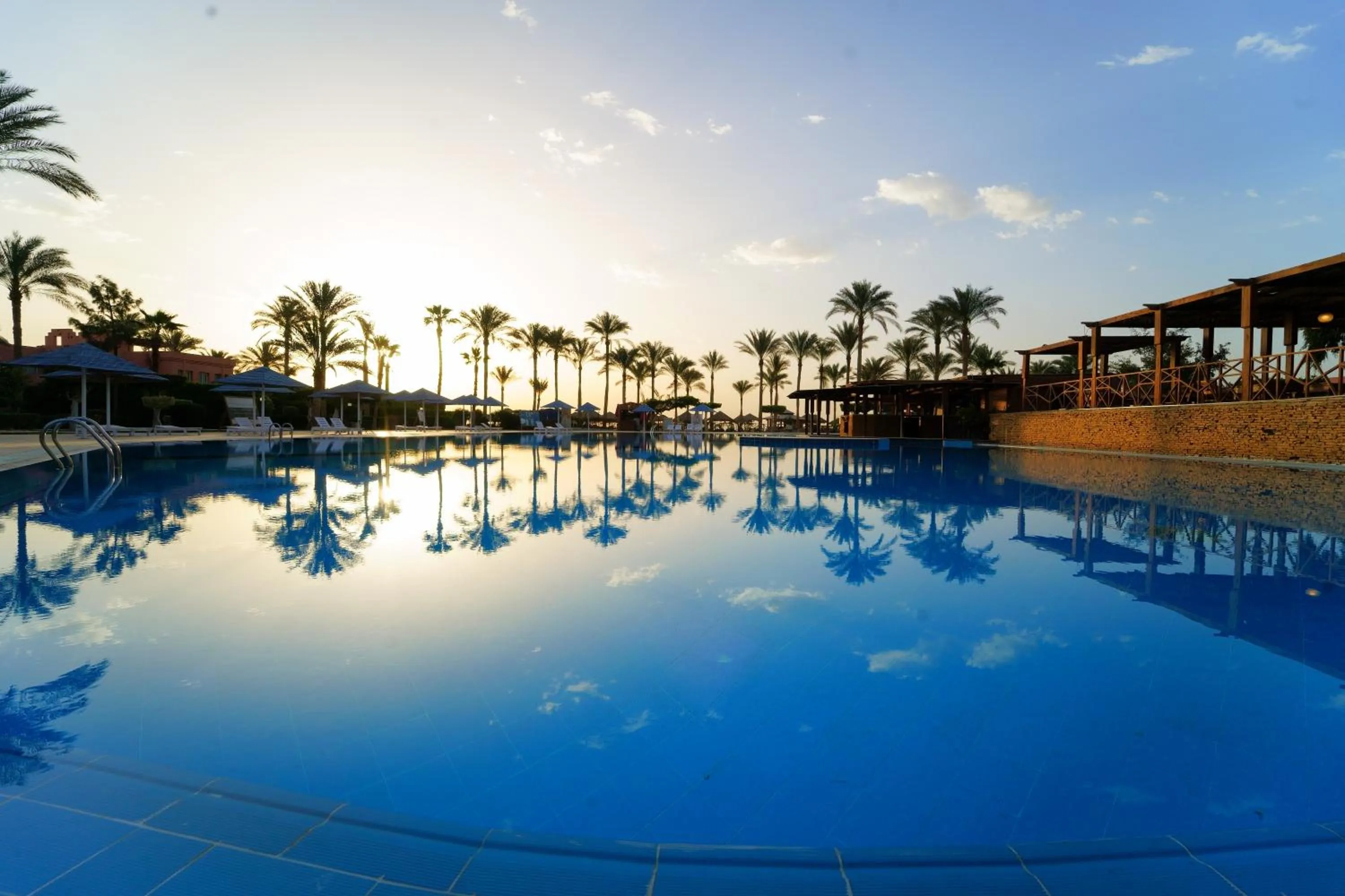 Pool view in Kefi Palmera Beach Resort El Sokhna - Family Only
