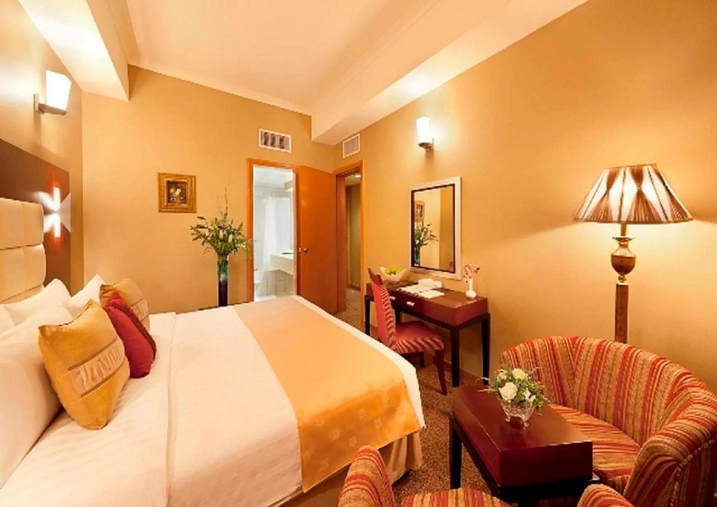 Bed in Sun & Sands Sea View Hotel