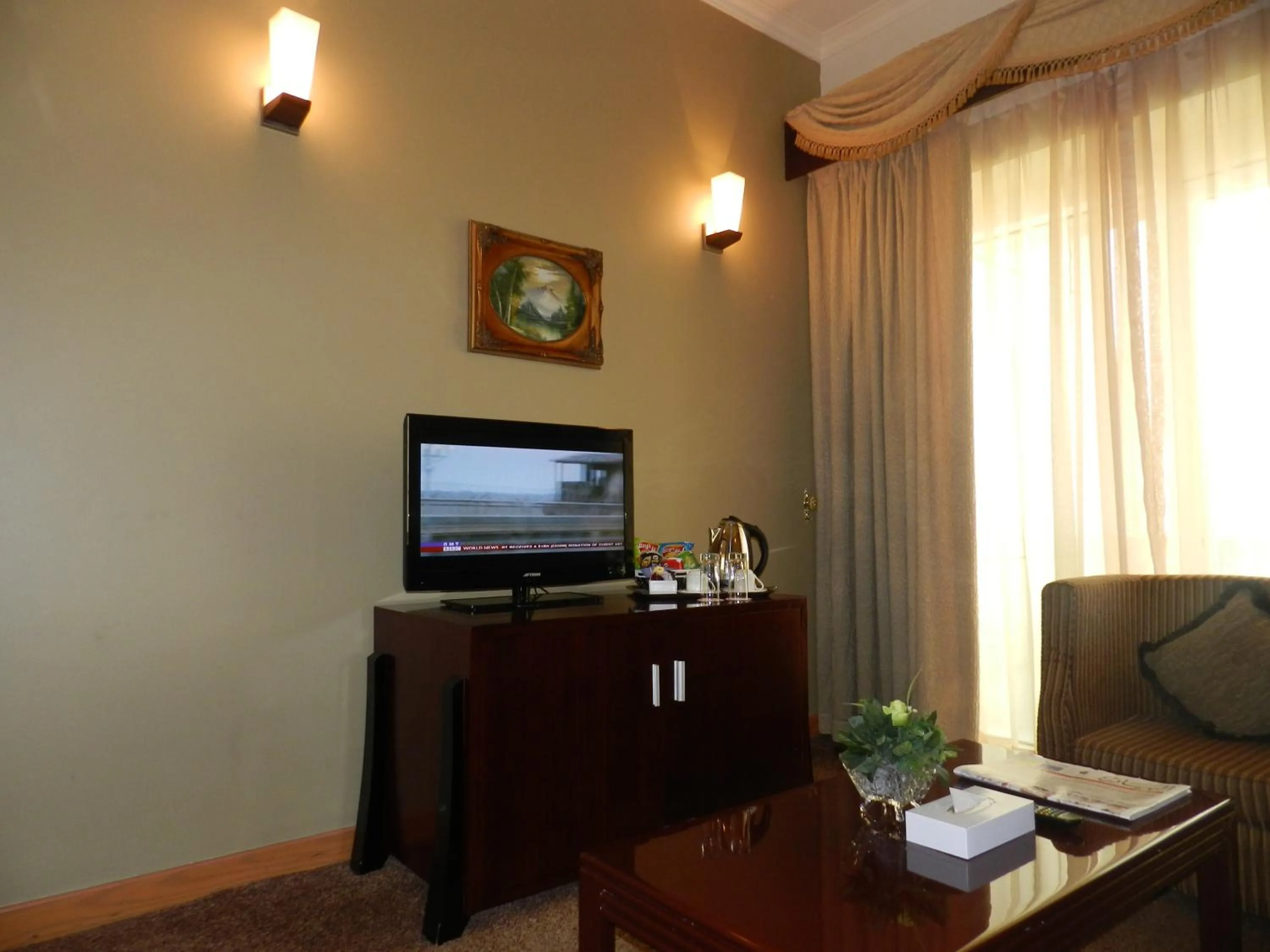 TV and multimedia in Sun & Sands Sea View Hotel