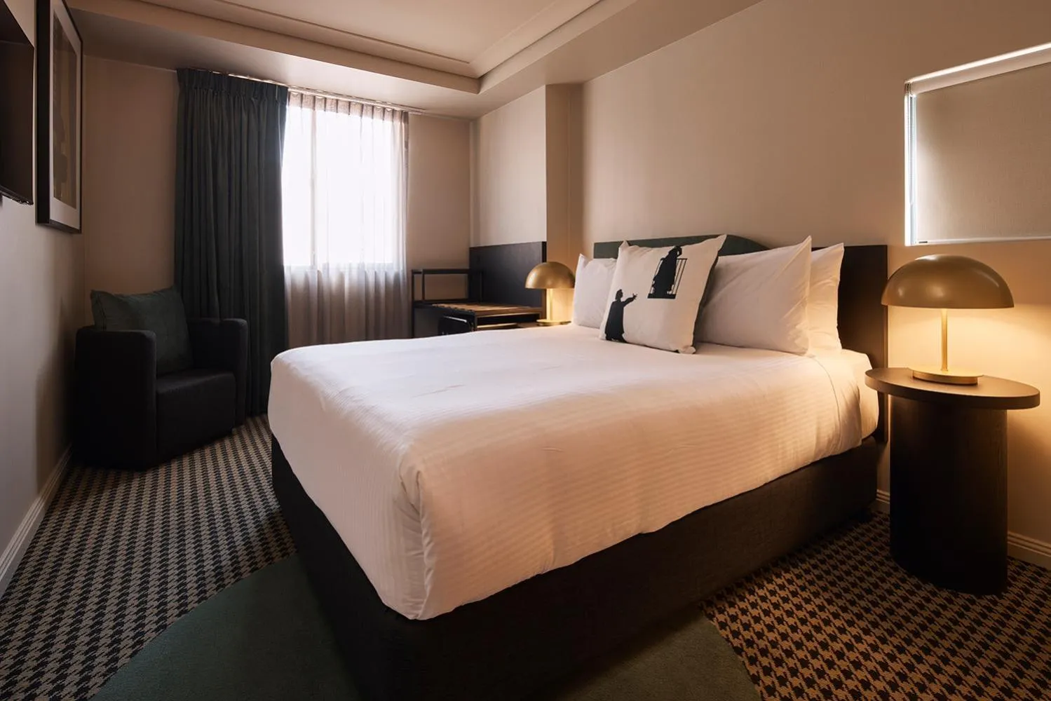 Bed in The Capitol Hotel Sydney