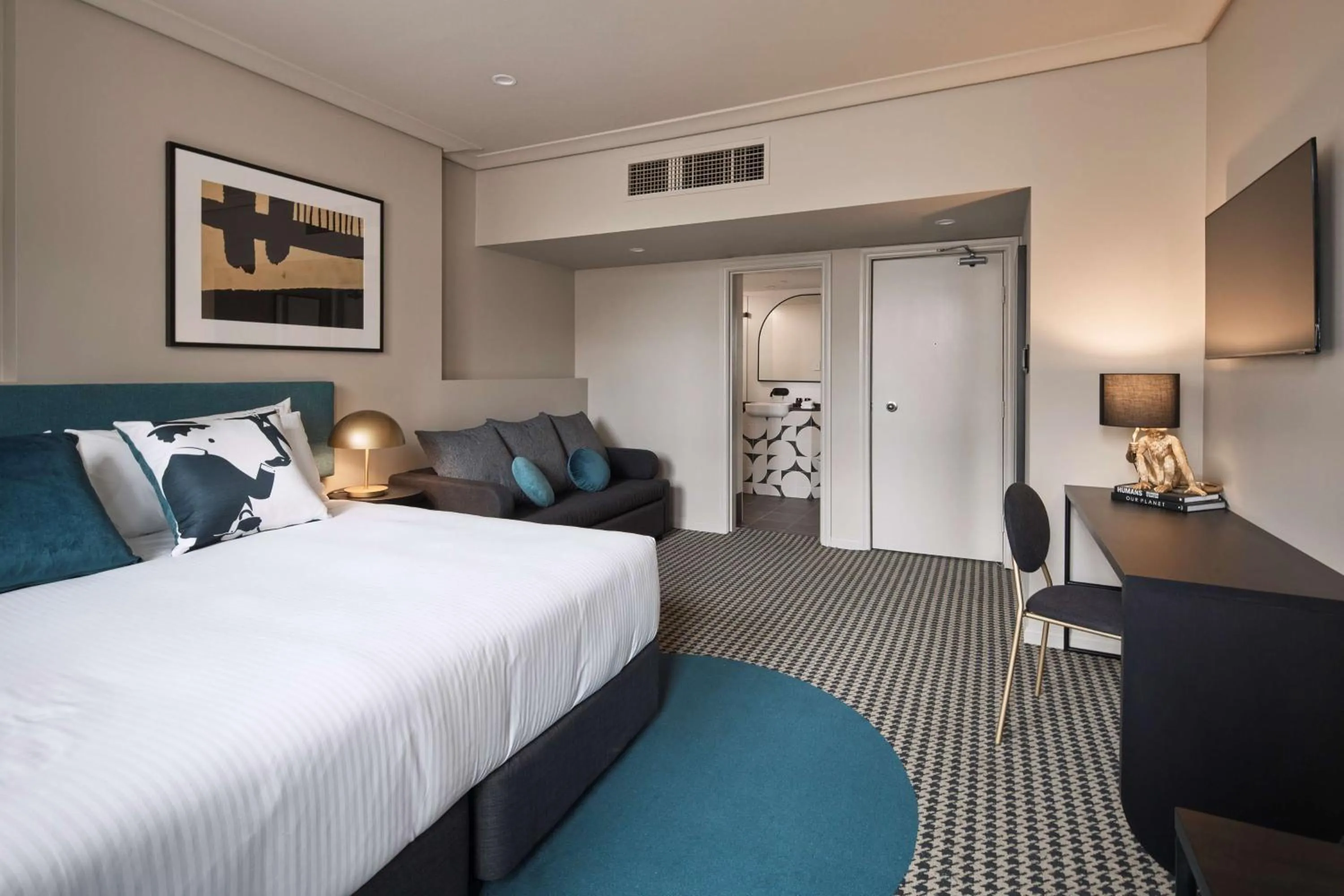 Bedroom, Bed in The Capitol Hotel Sydney