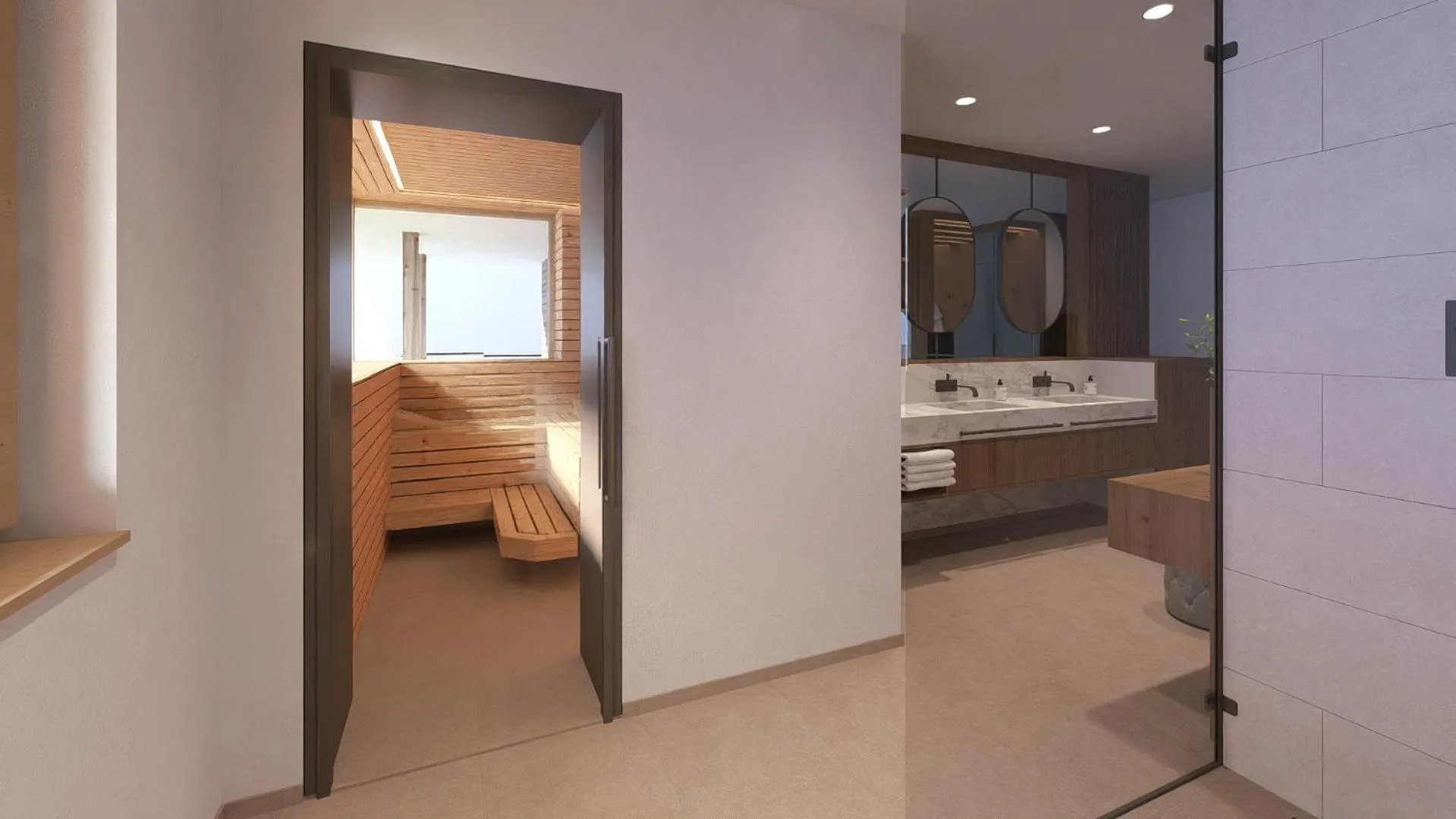 Sauna in Hotel Bismarck