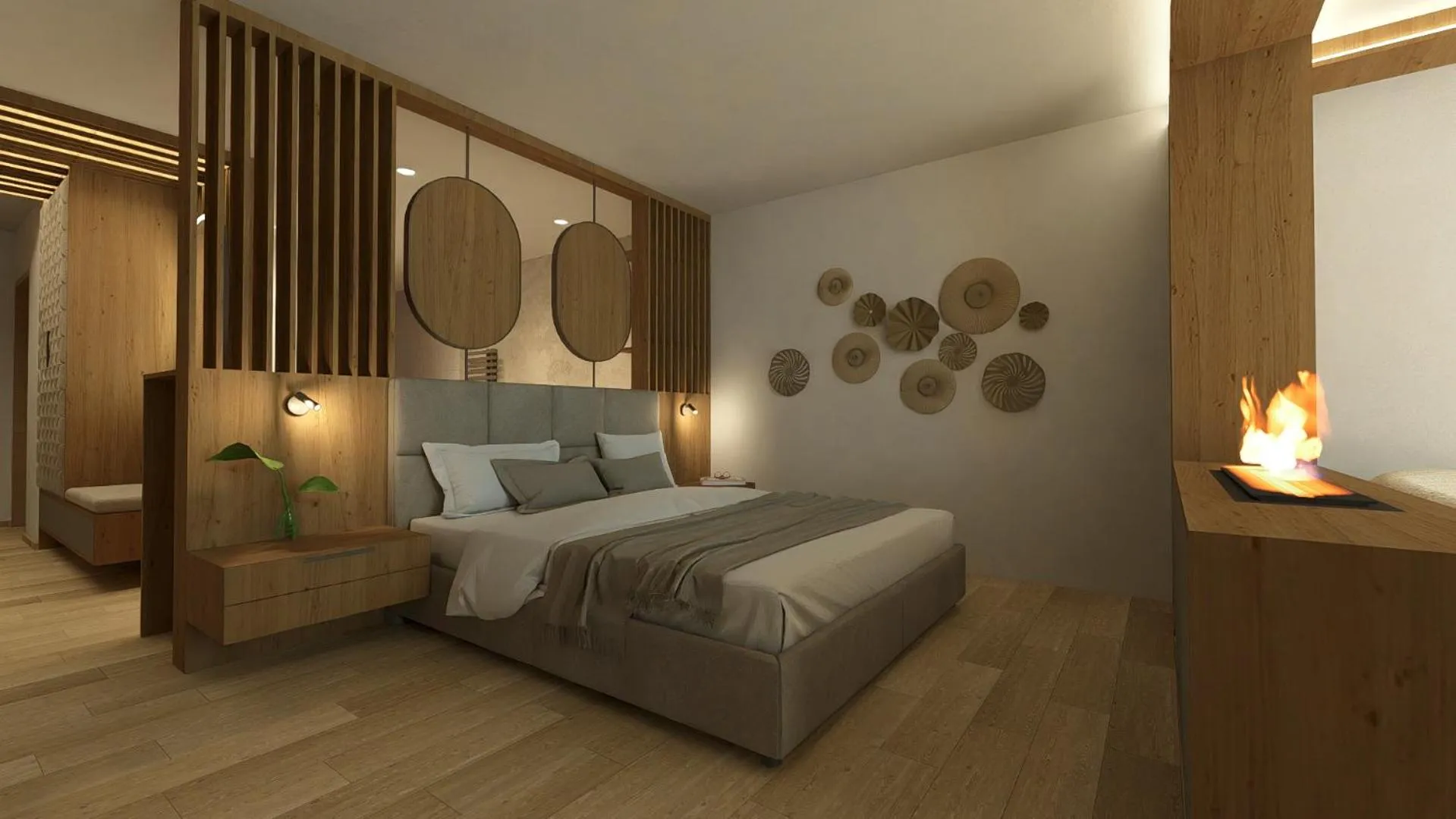 Bedroom, Bed in Hotel Bismarck