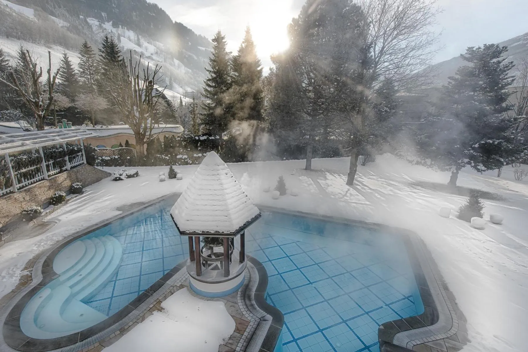 Swimming pool in Hotel Bismarck