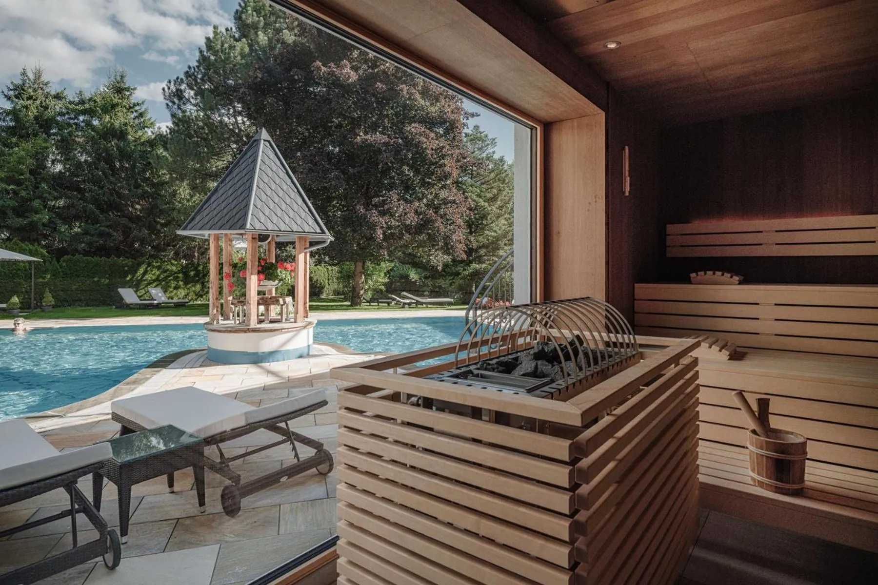 Sauna in Hotel Bismarck