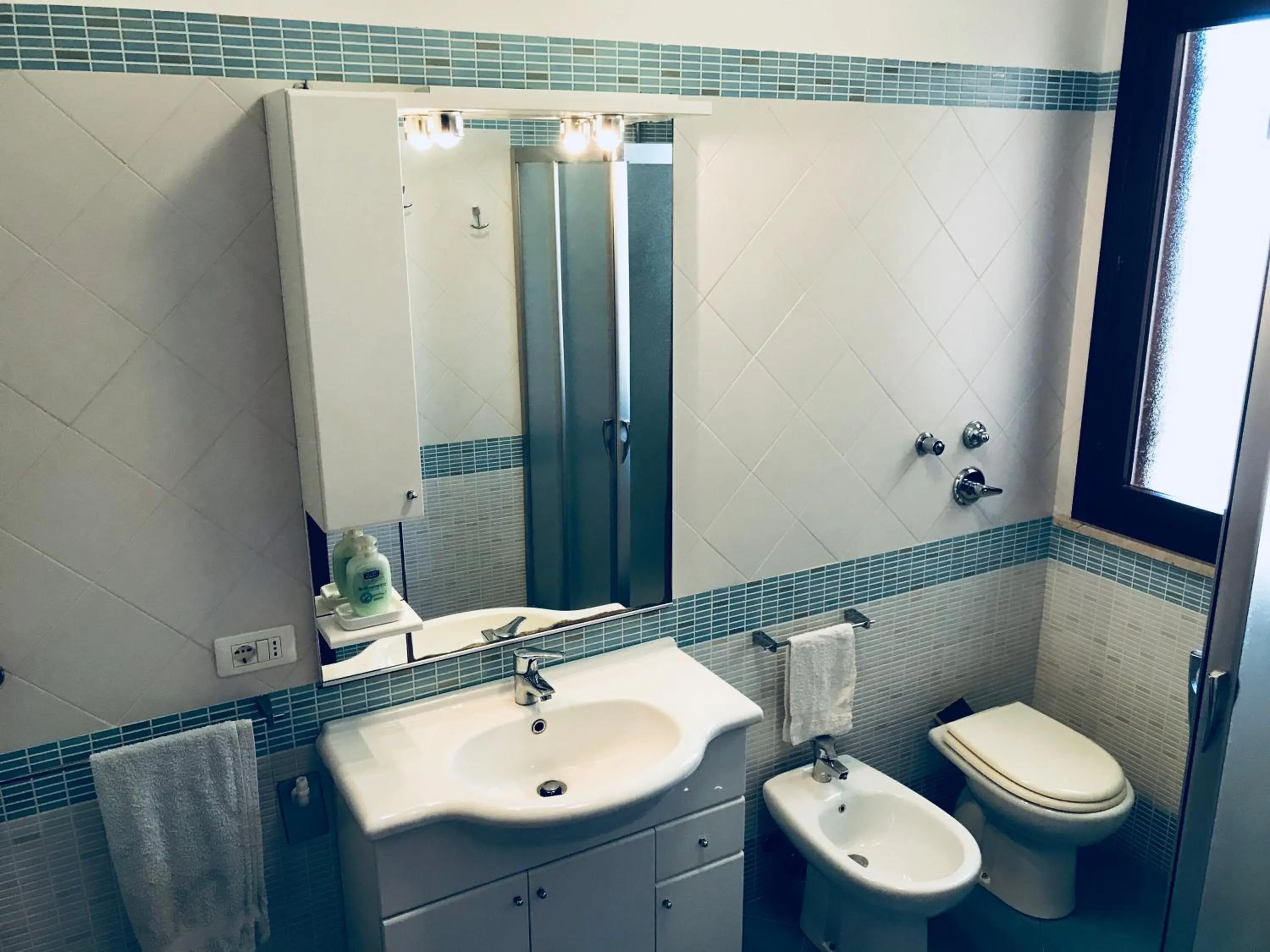 Bathroom in Appartamento BluOltreMare