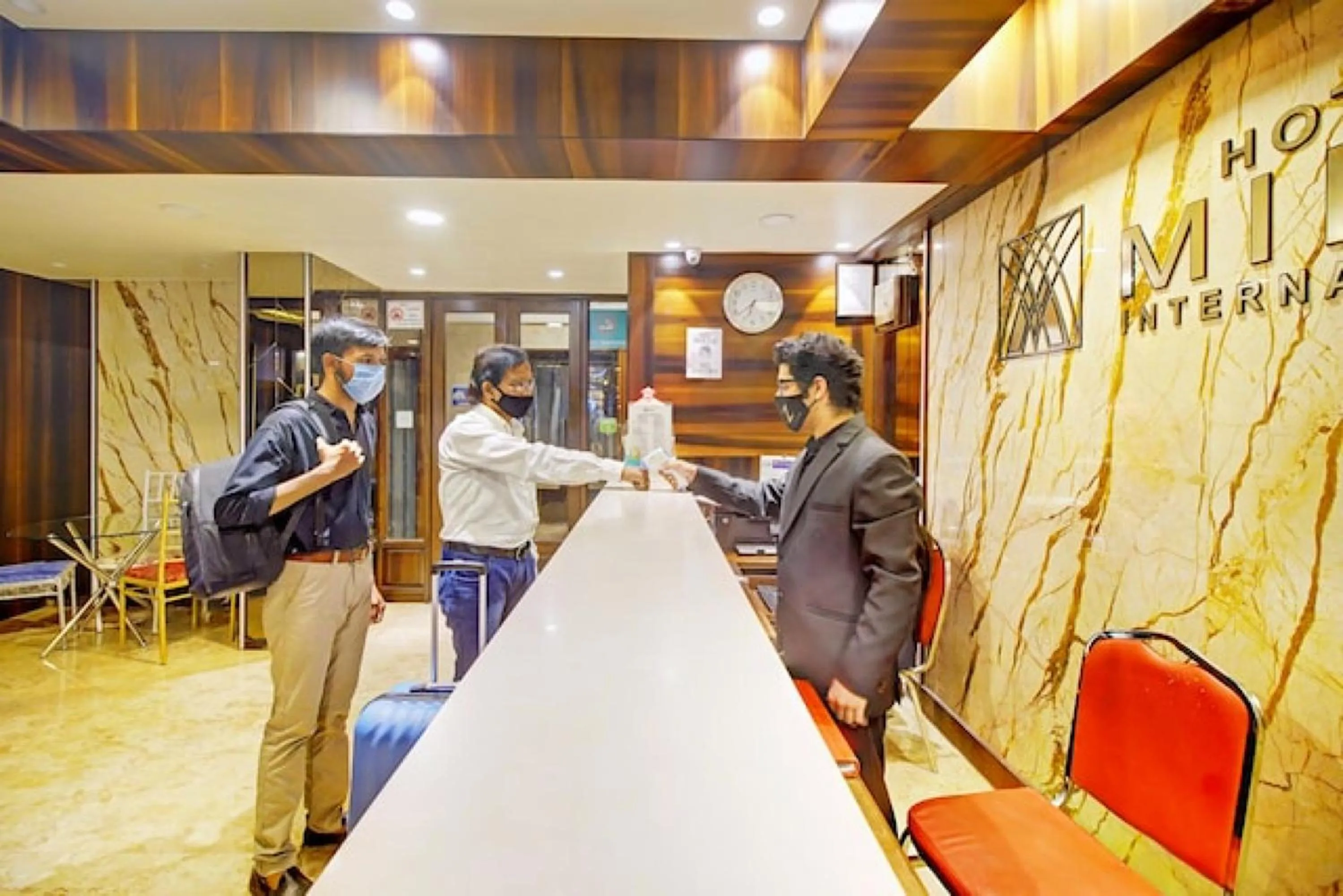 Lobby or reception in Hotel Mina International