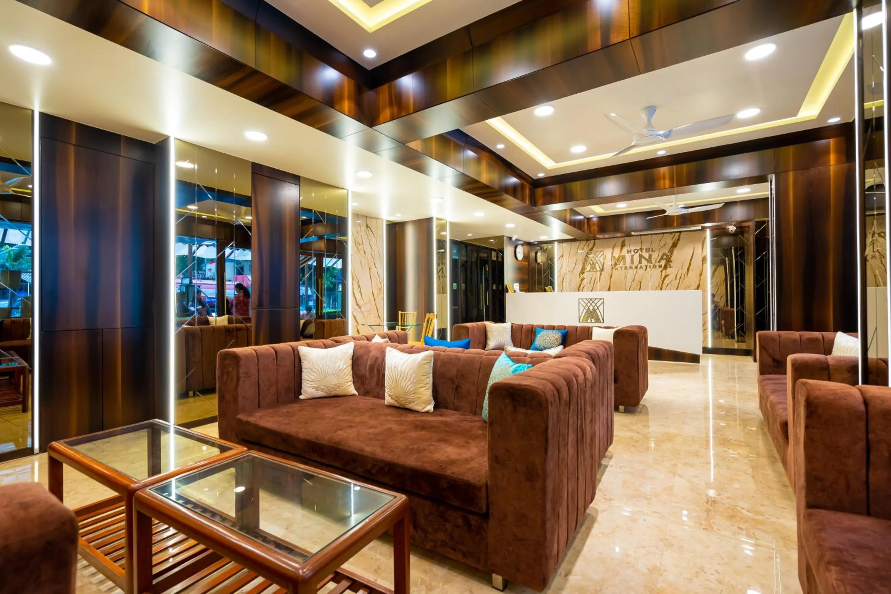 Lobby or reception in Hotel Mina International
