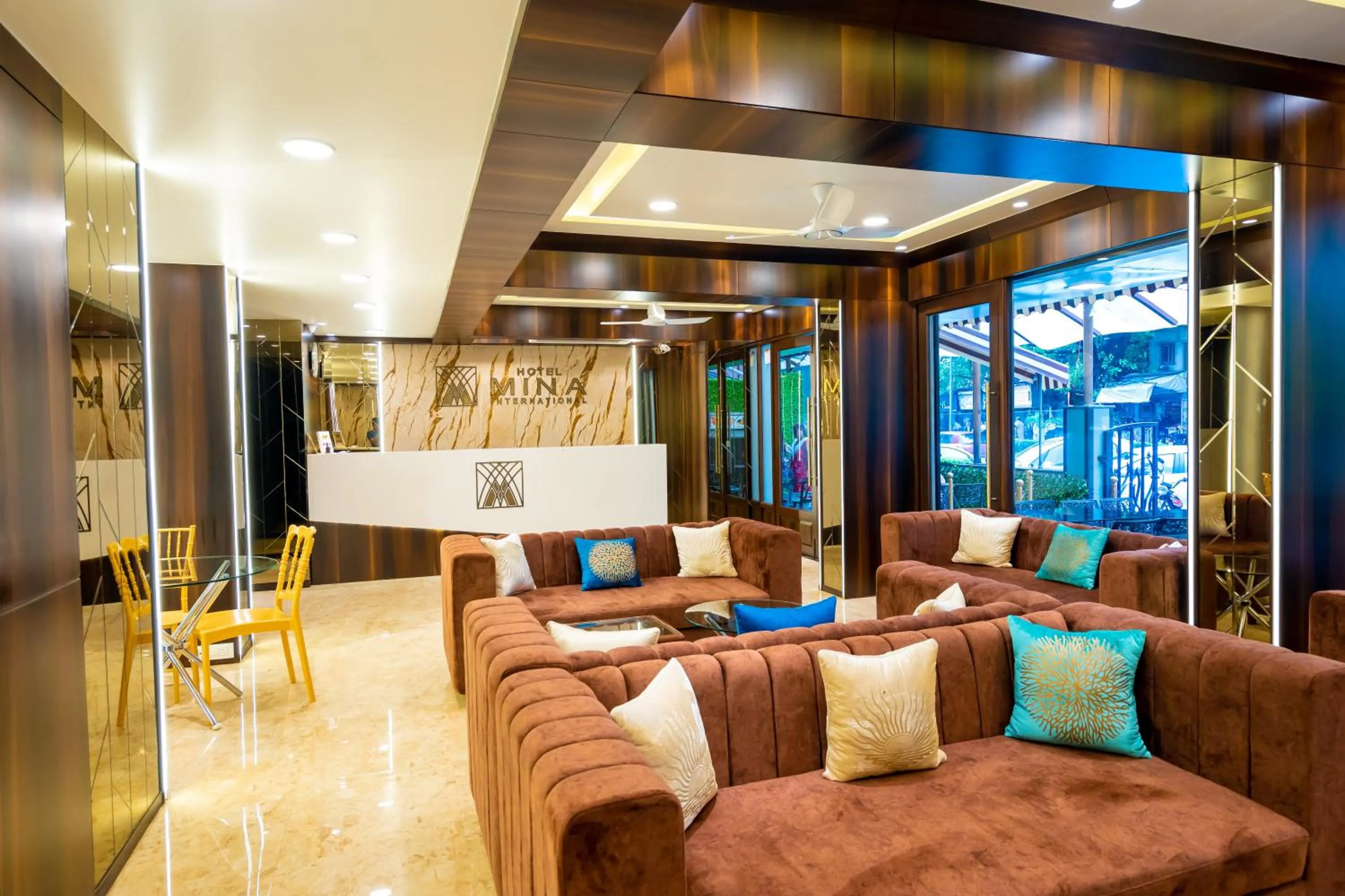 Lobby or reception in Hotel Mina International