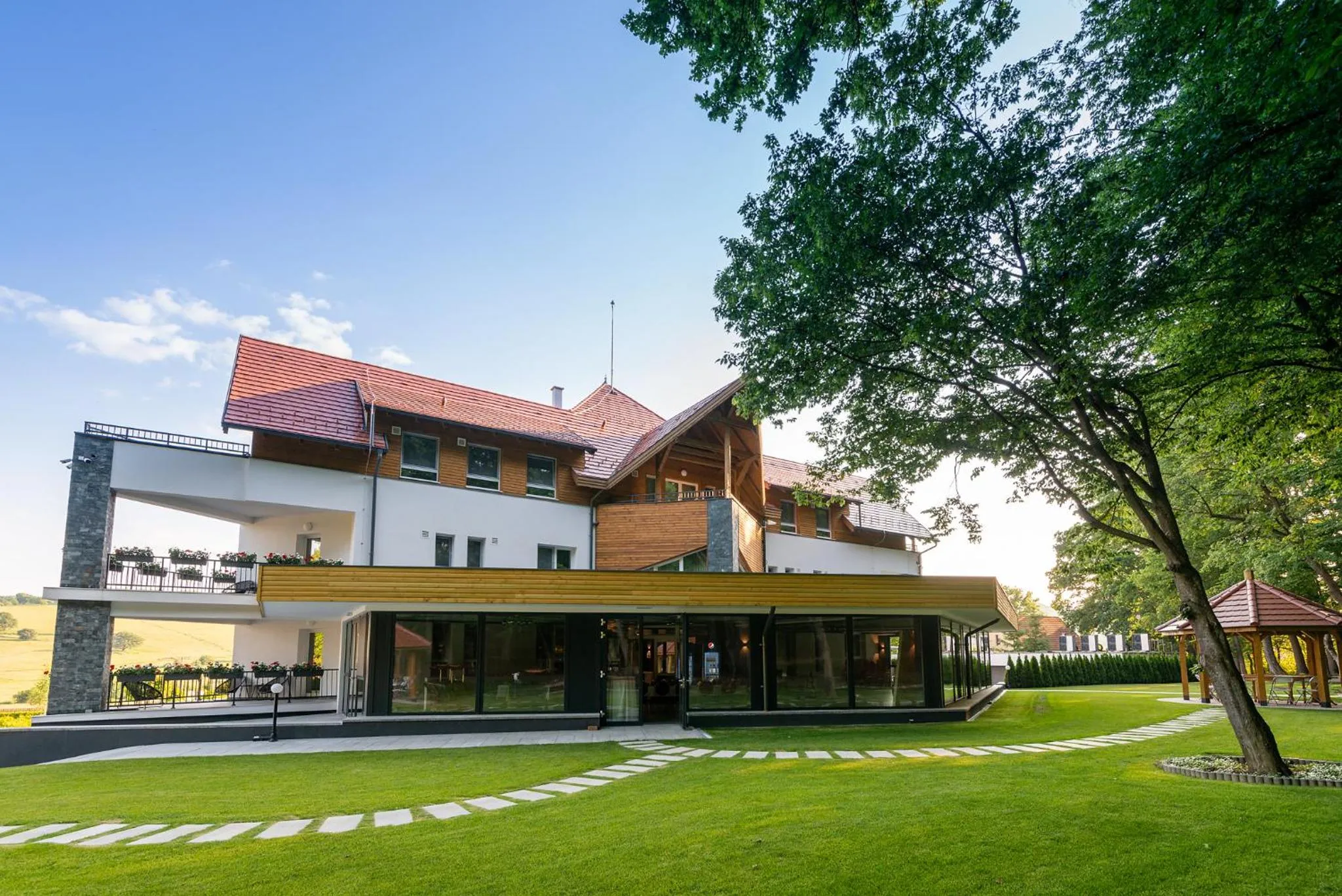 Garden view in Panorama Boutique Hotel