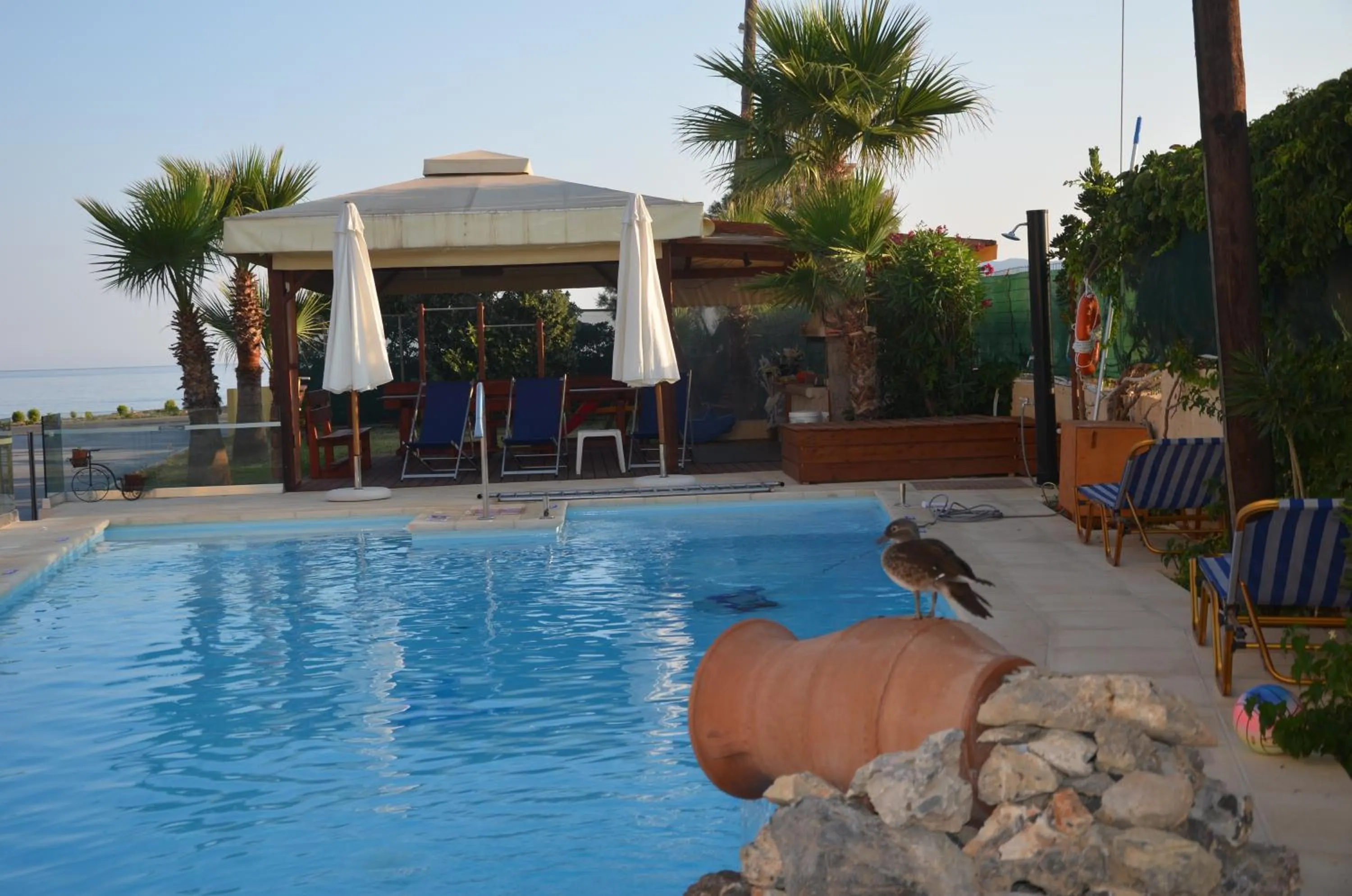 Patio in Thalassa Apartments