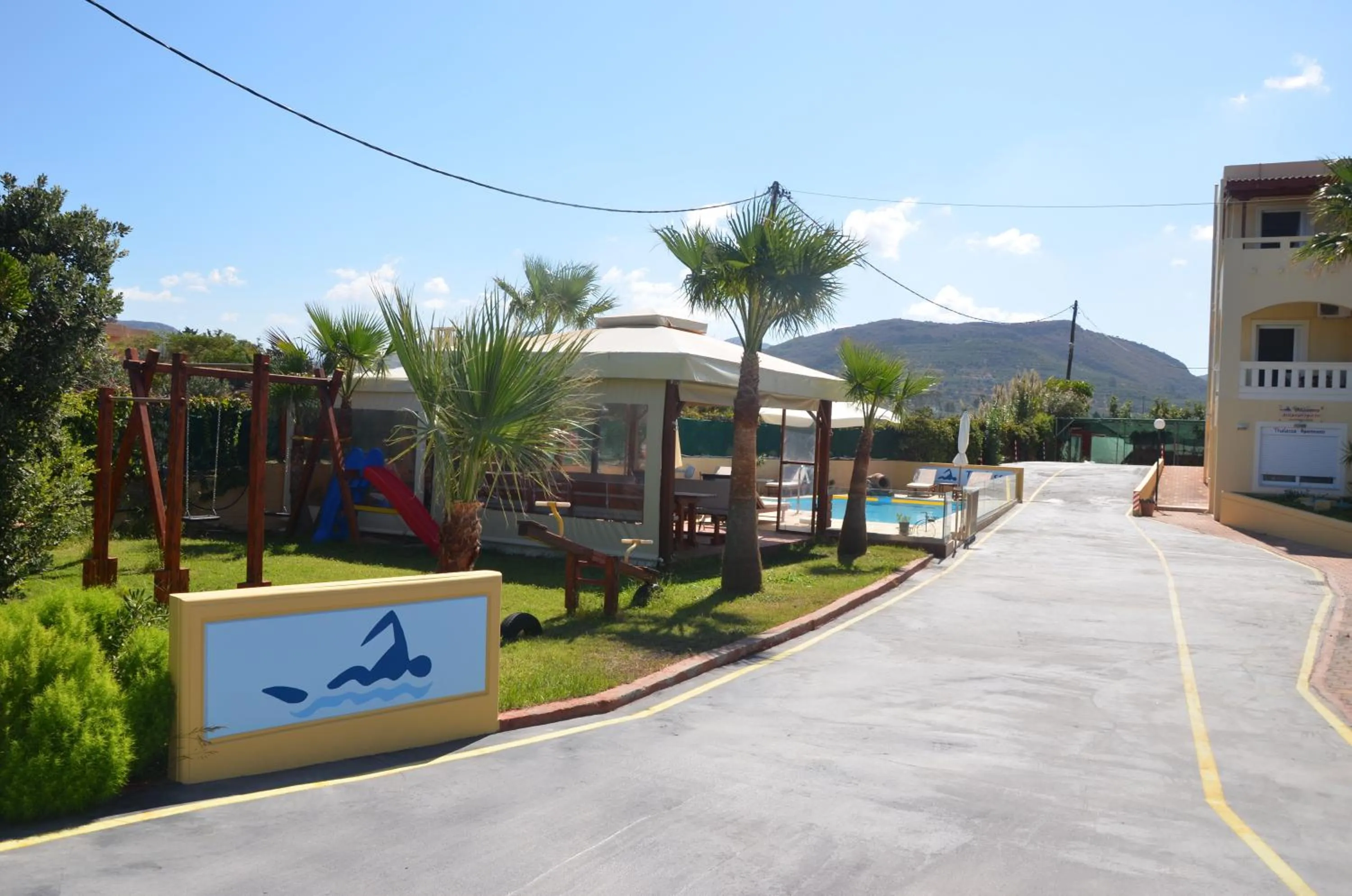 Facade/entrance in Thalassa Apartments