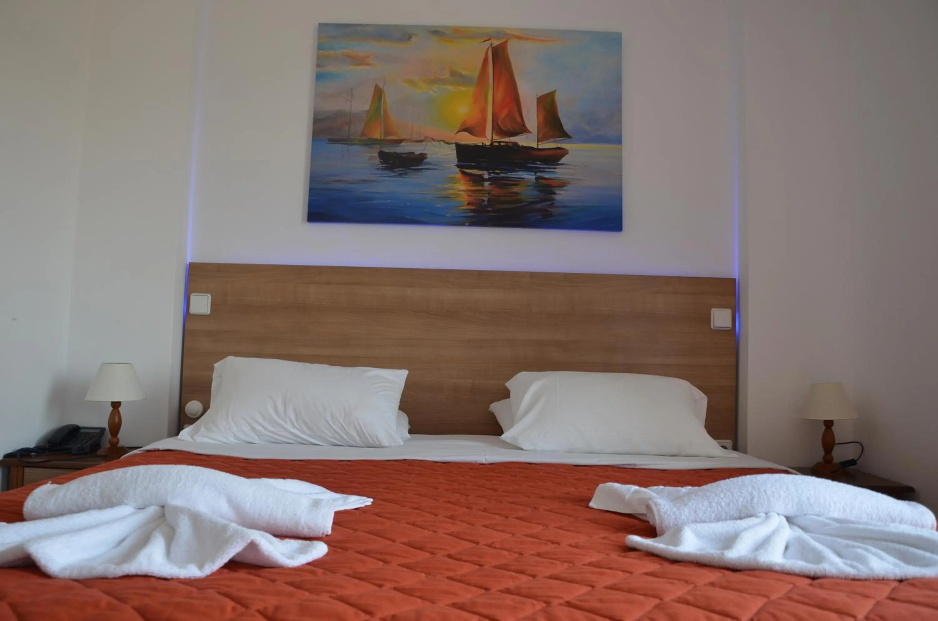 Bedroom, Bed in Thalassa Apartments