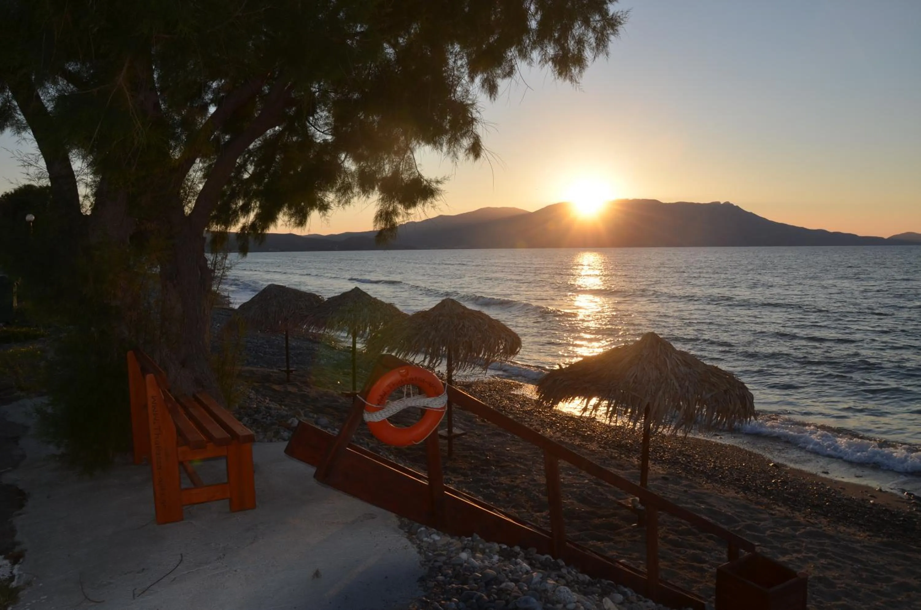 Beach in Thalassa Apartments