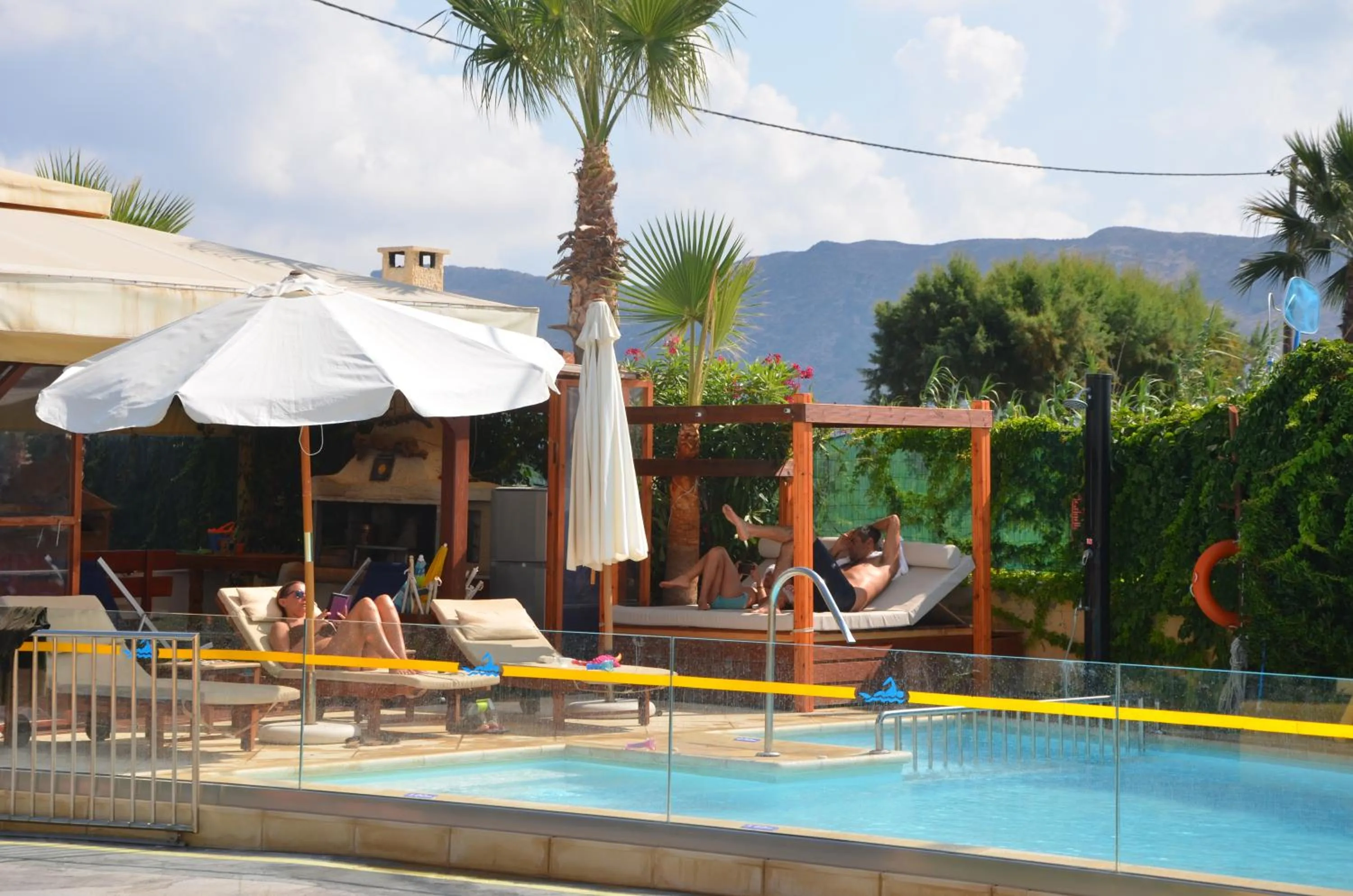 Patio in Thalassa Apartments