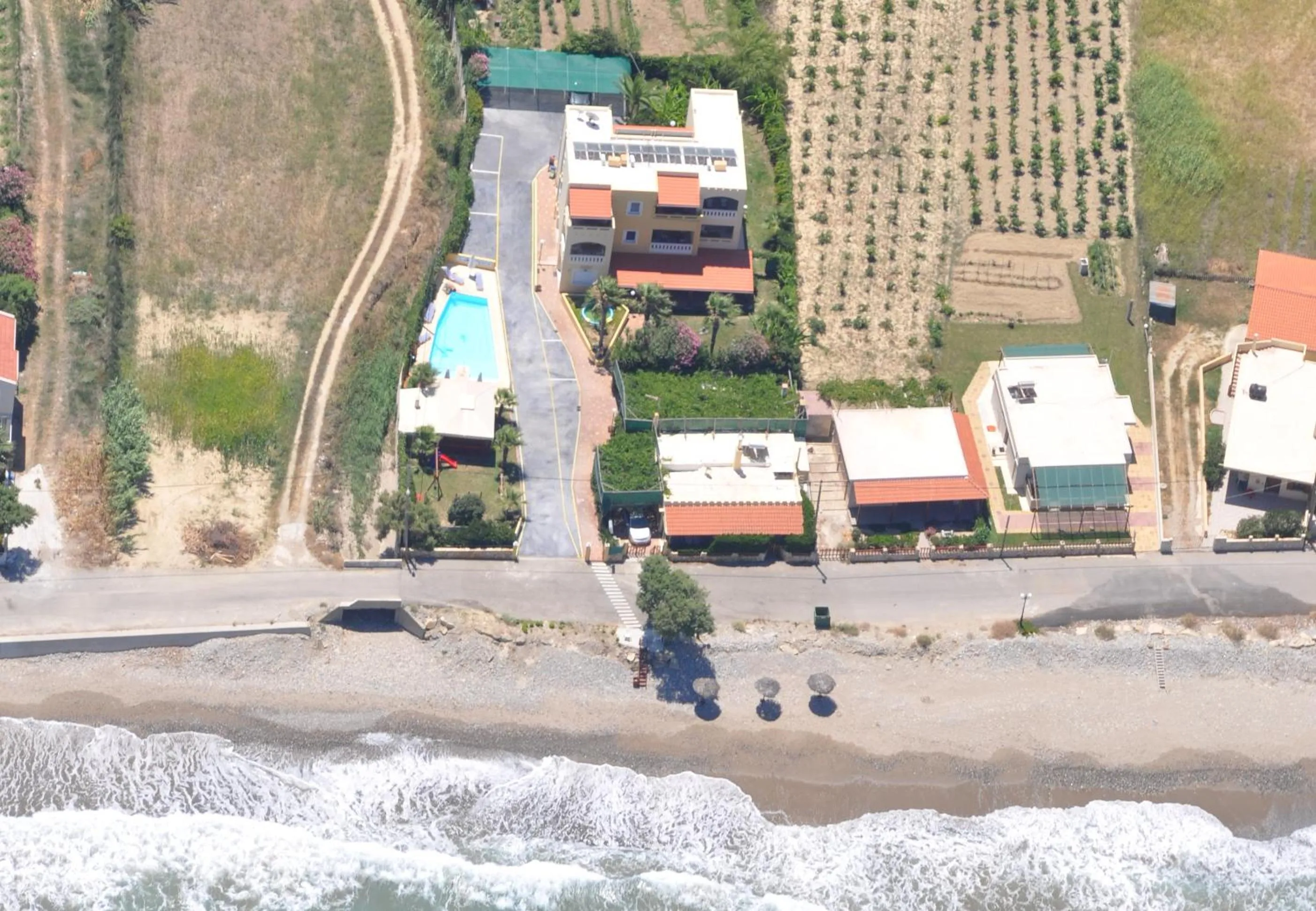 Bird's eye view in Thalassa Apartments