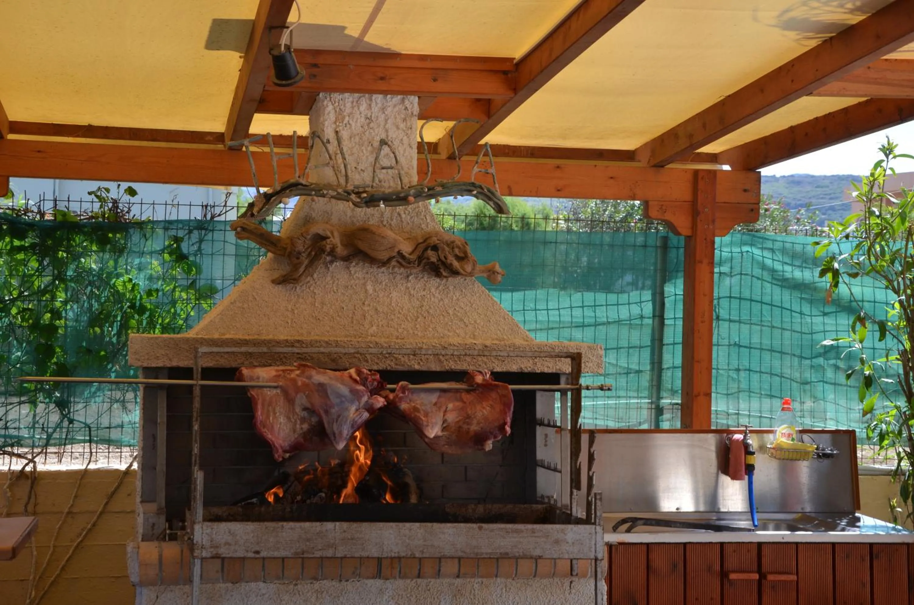 BBQ facilities in Thalassa Apartments