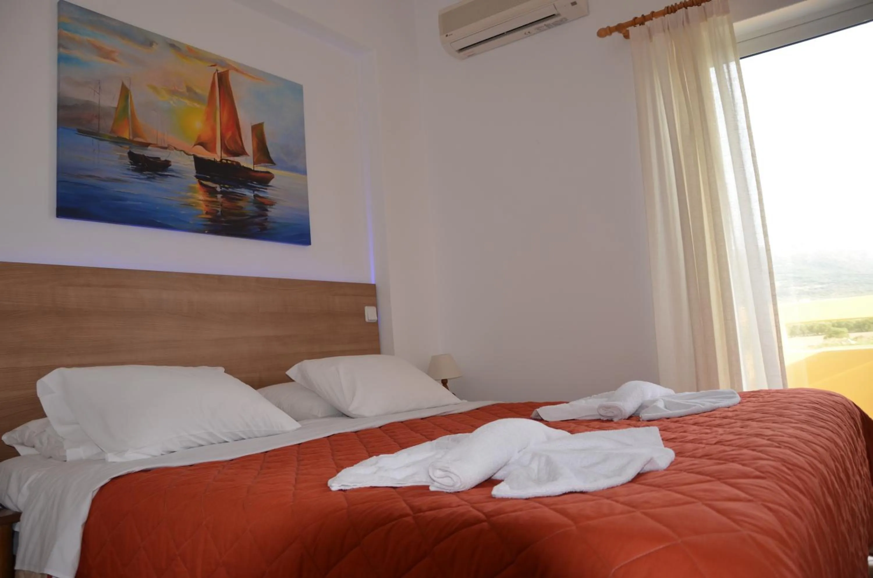 Bedroom, Bed in Thalassa Apartments