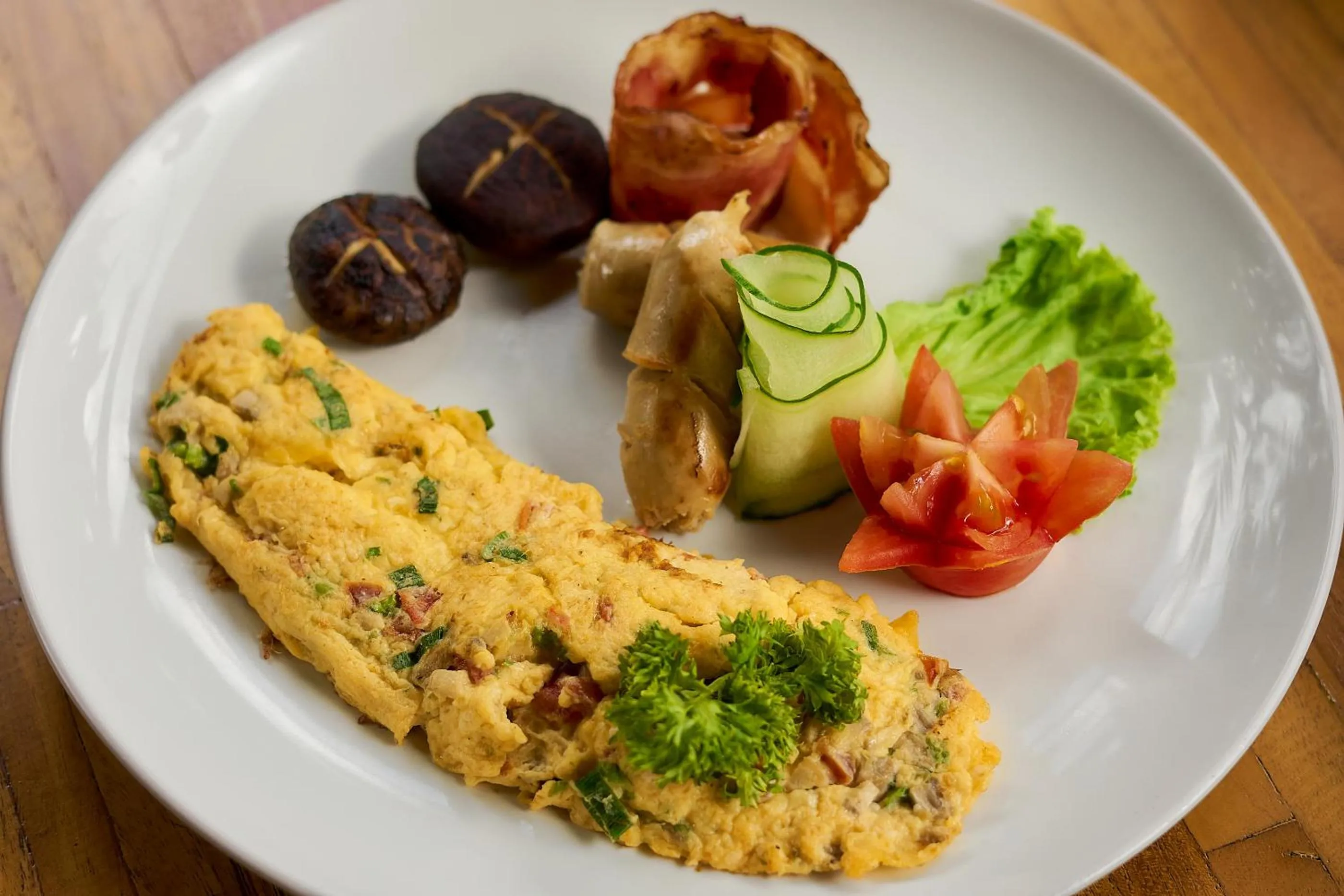 Breakfast in Kawan Antique Ubud Villa