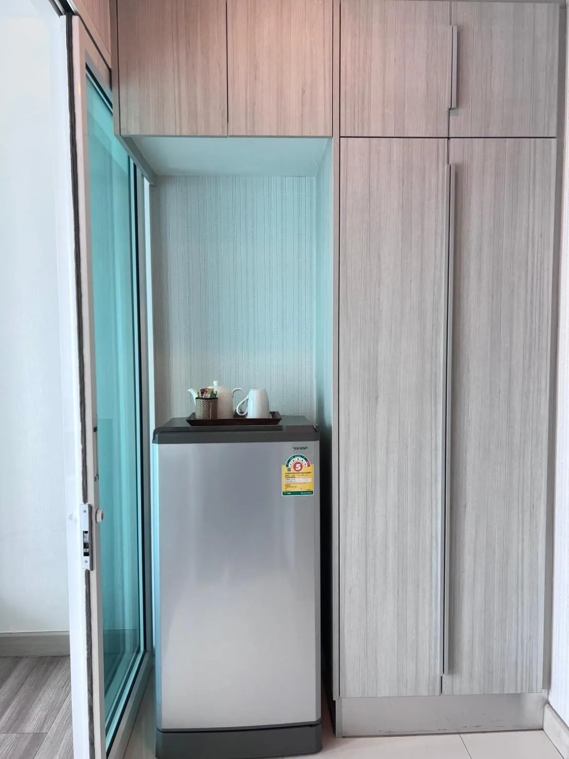 Kitchen or kitchenette in Locals Prio ChiangMai Central Airport Plaza