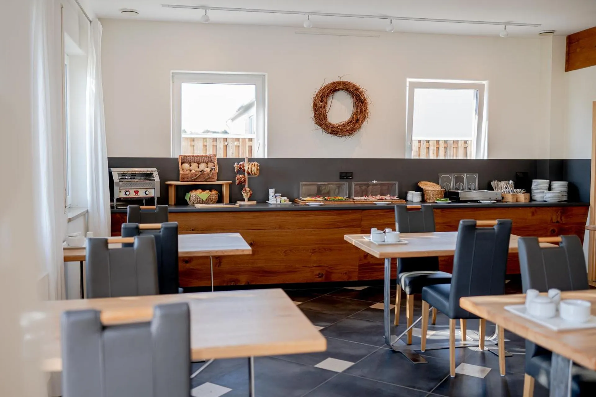 Buffet breakfast in Hotel Donau-Ries