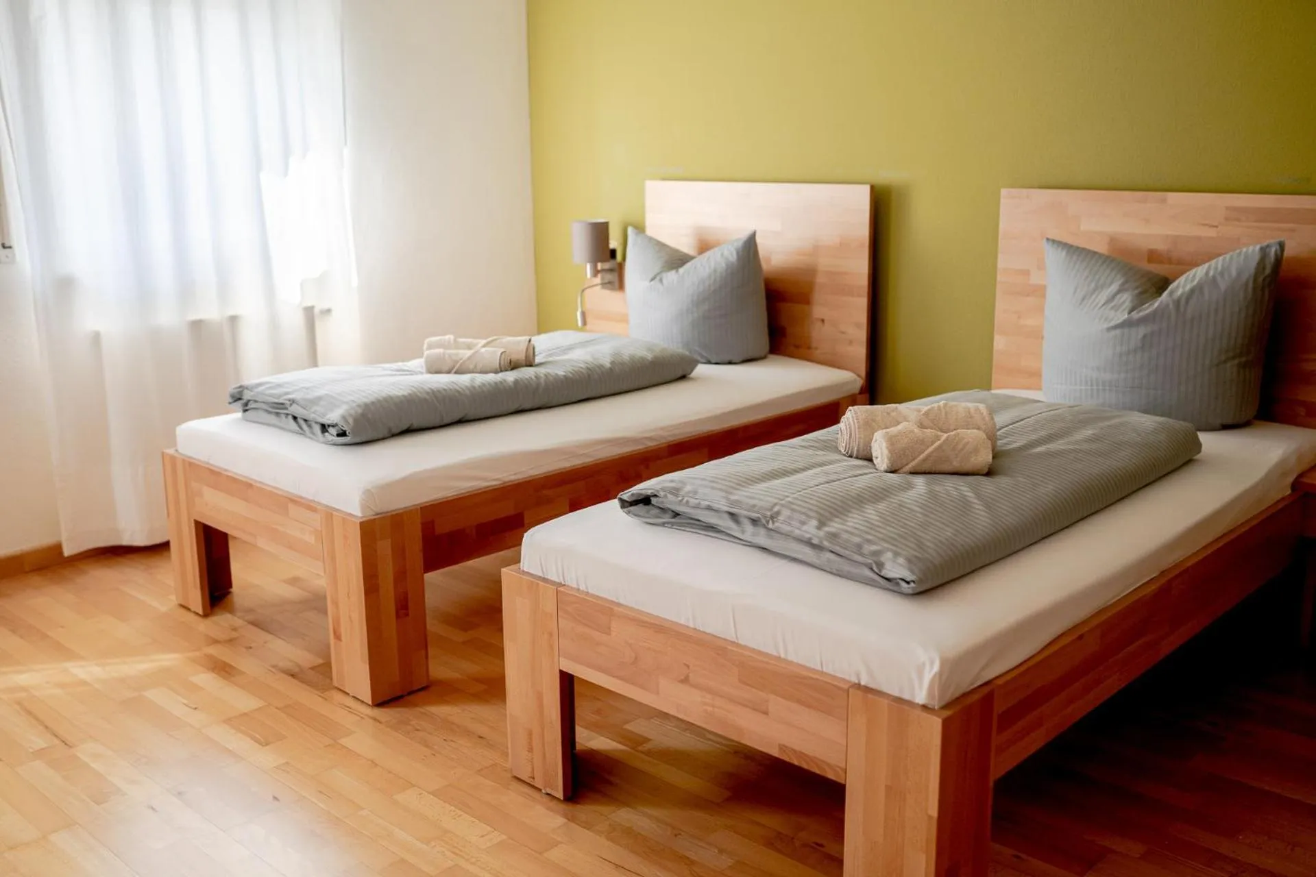 Bedroom, Bed in Hotel Donau-Ries