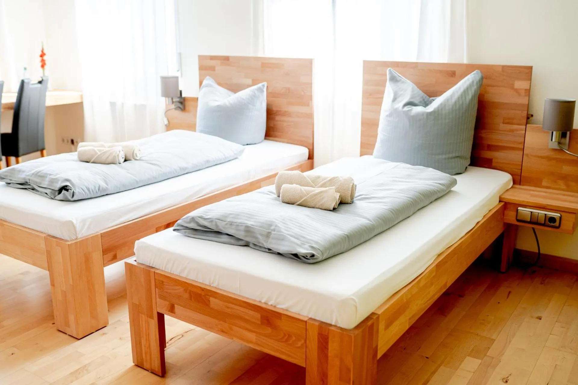 Photo of the whole room, Bed in Hotel Donau-Ries