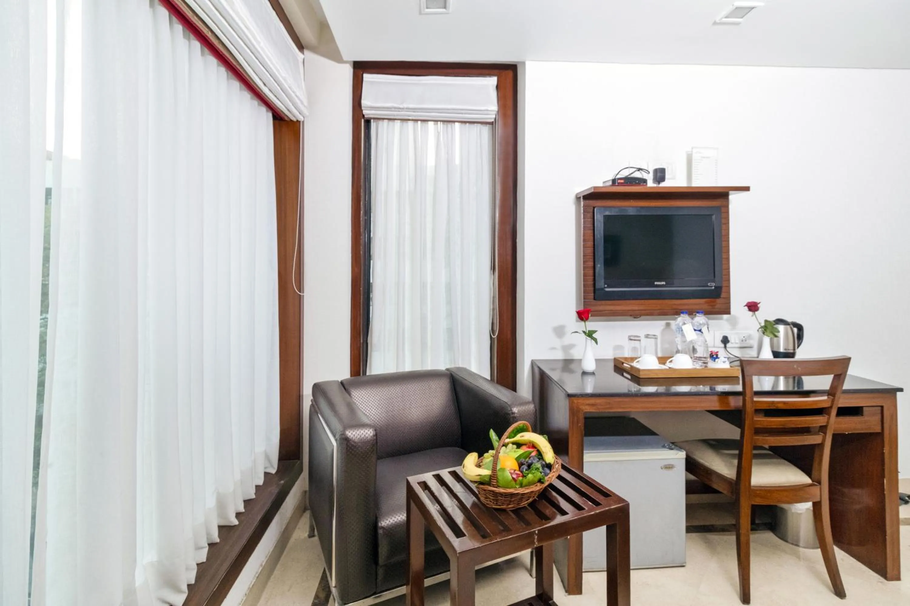 Seating area in Hotel Casa Fortuna