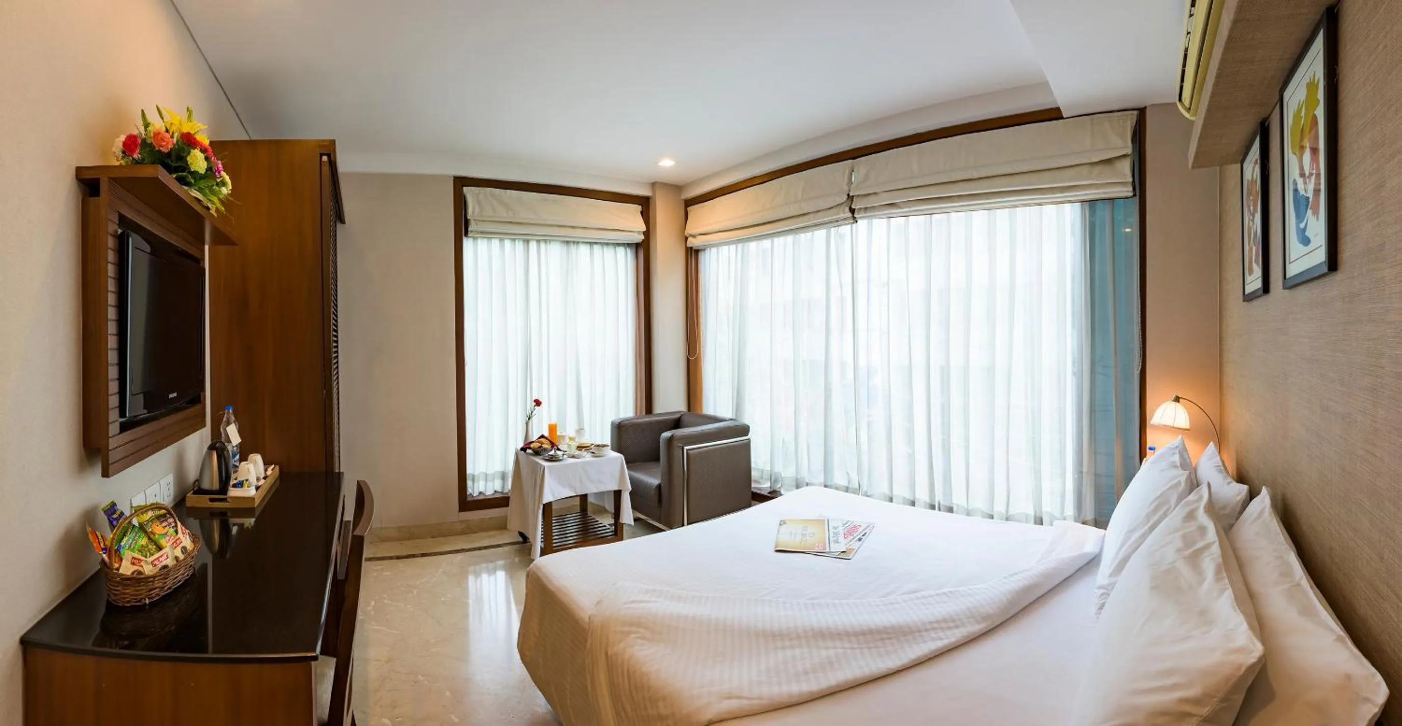 Living room, Bed in Hotel Casa Fortuna