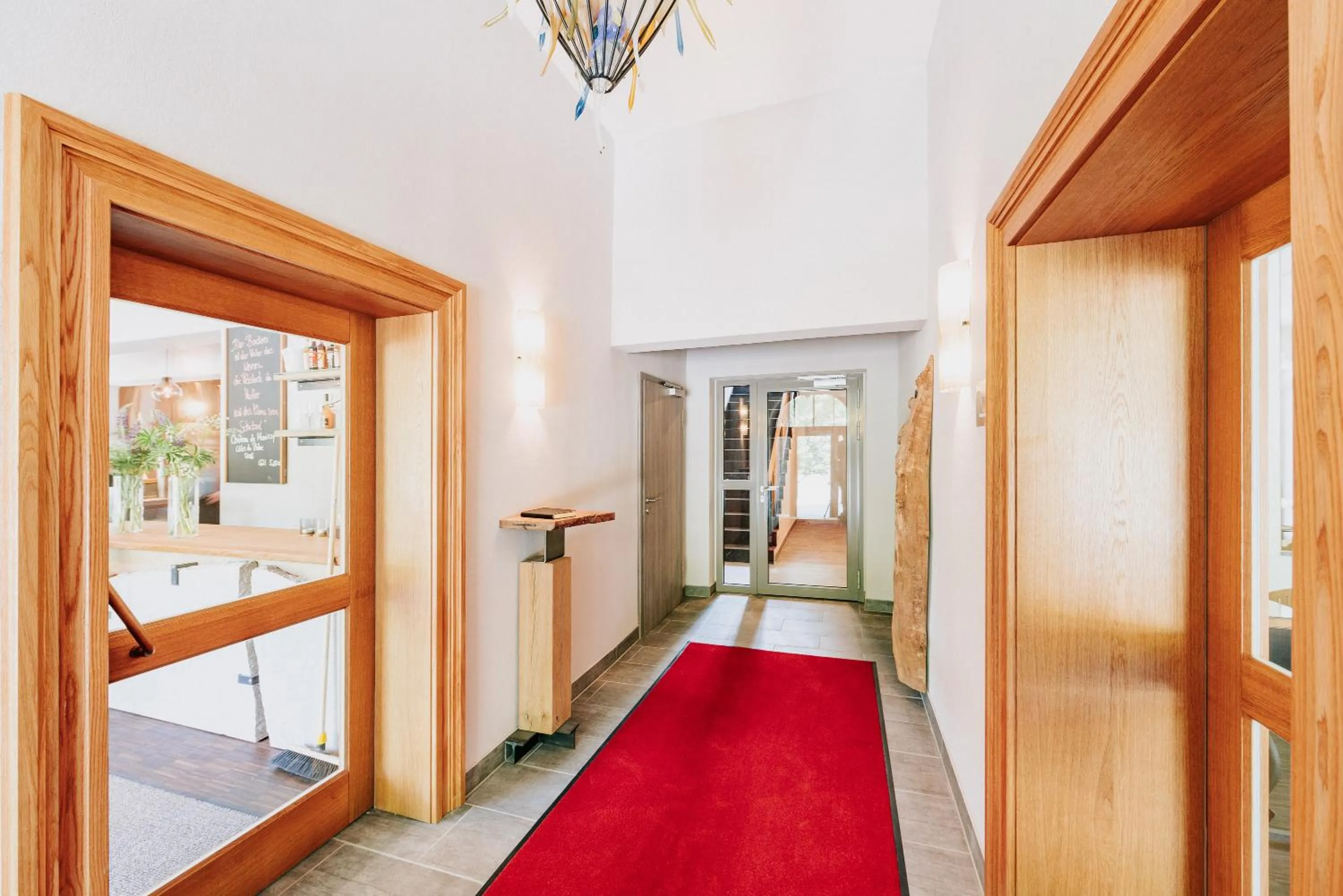 Lobby or reception, Bed in Hotel Villa Bodeblick