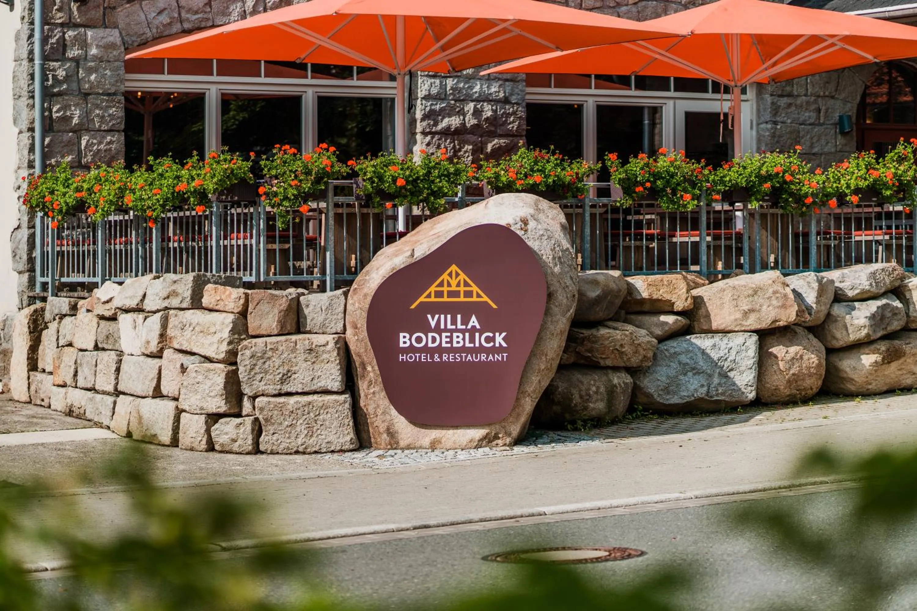 Property logo or sign in Hotel Villa Bodeblick