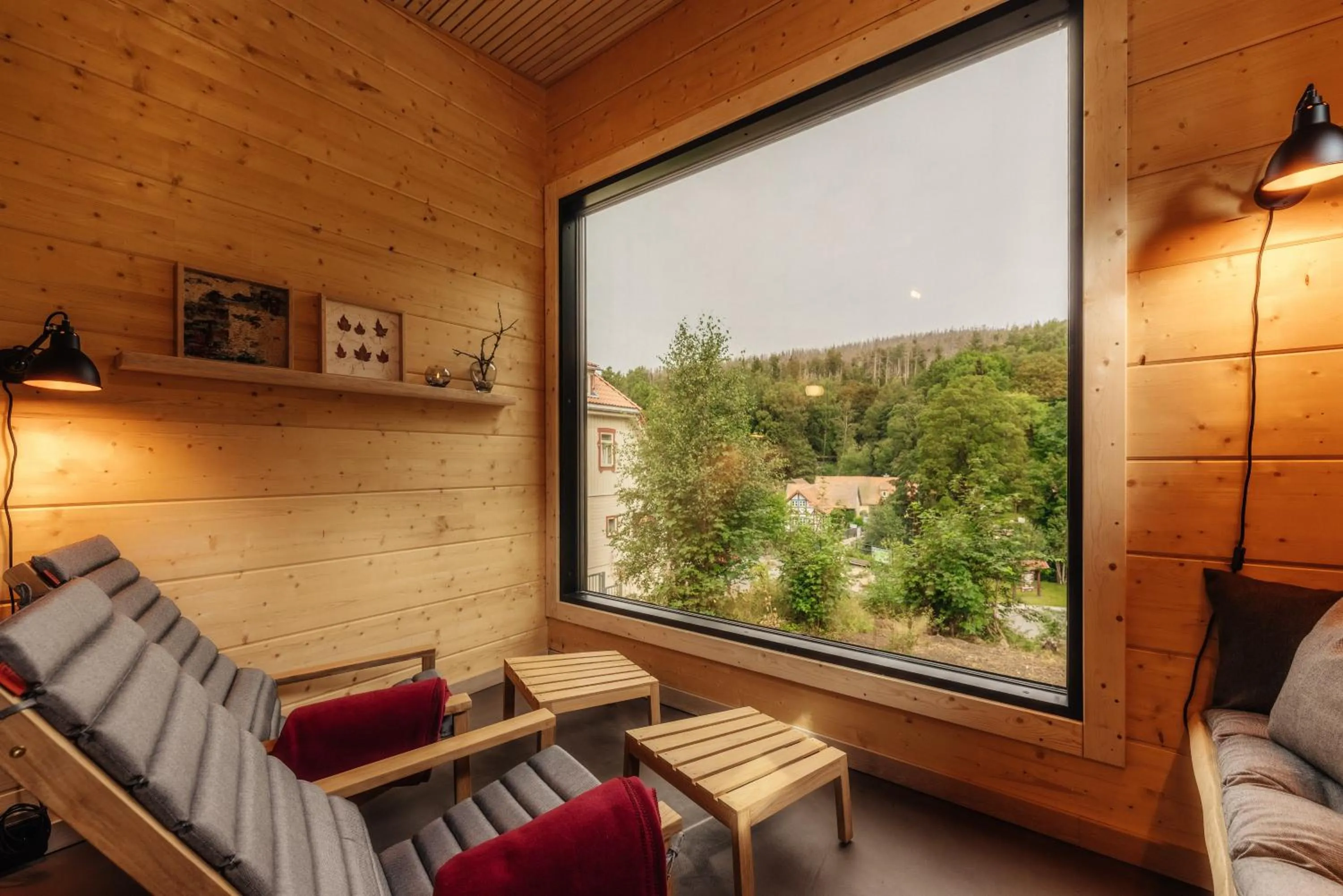 Sauna in Hotel Villa Bodeblick