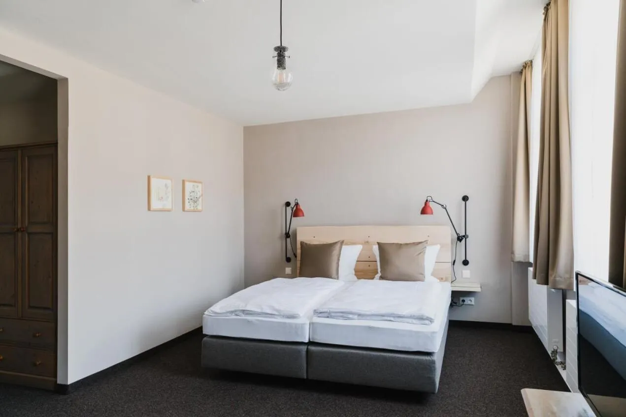 Photo of the whole room, Bed in Hotel Villa Bodeblick