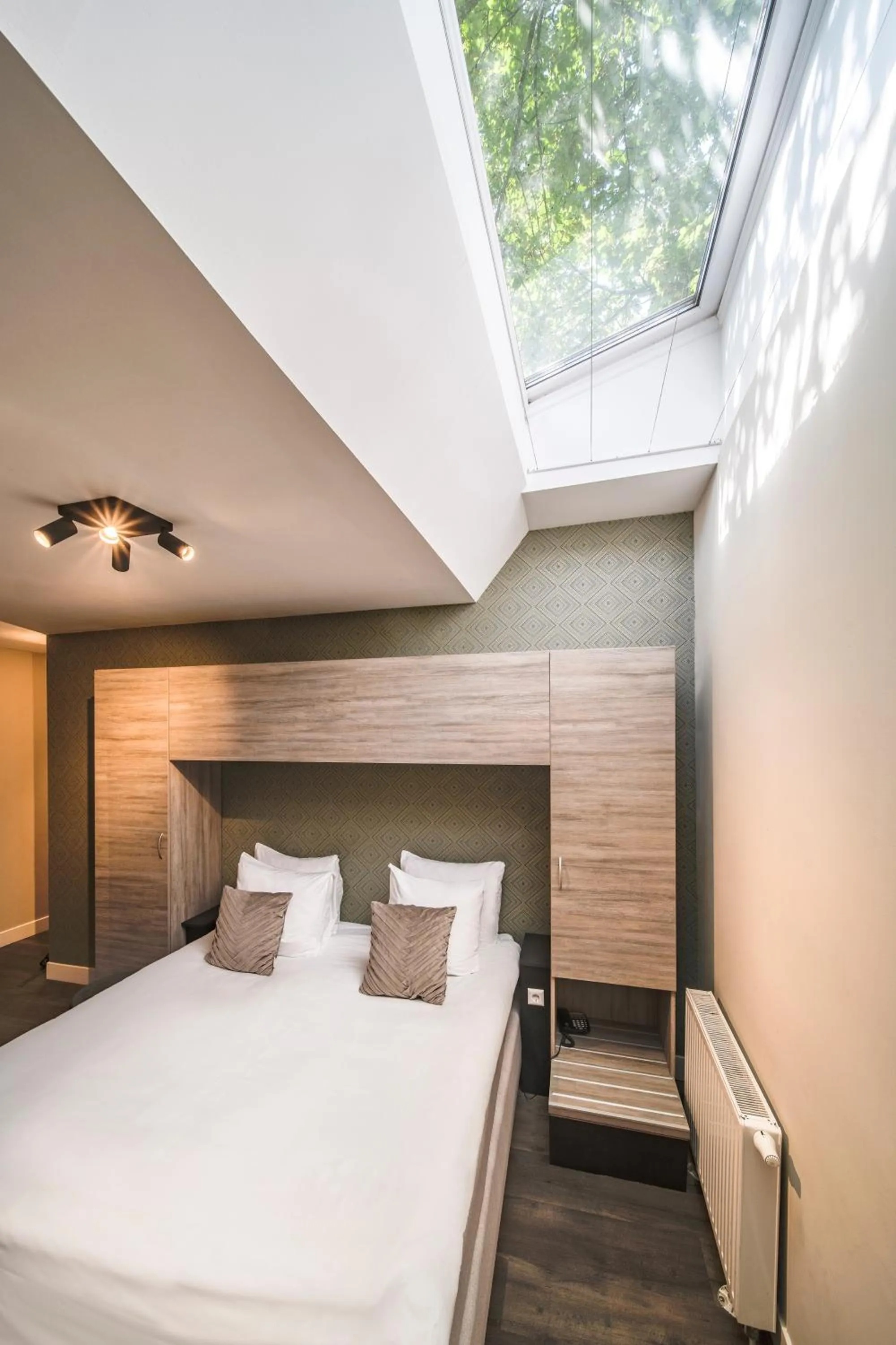 Bed in Hotel Atlantis Amsterdam