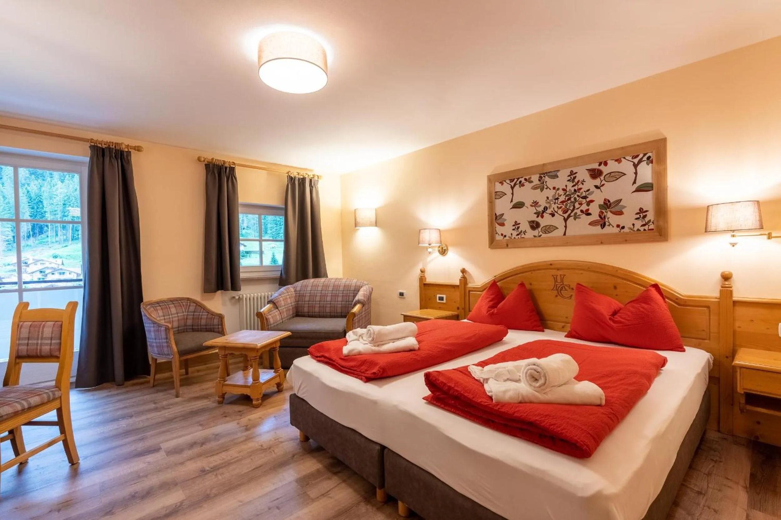 Bed in Albergo Conturina