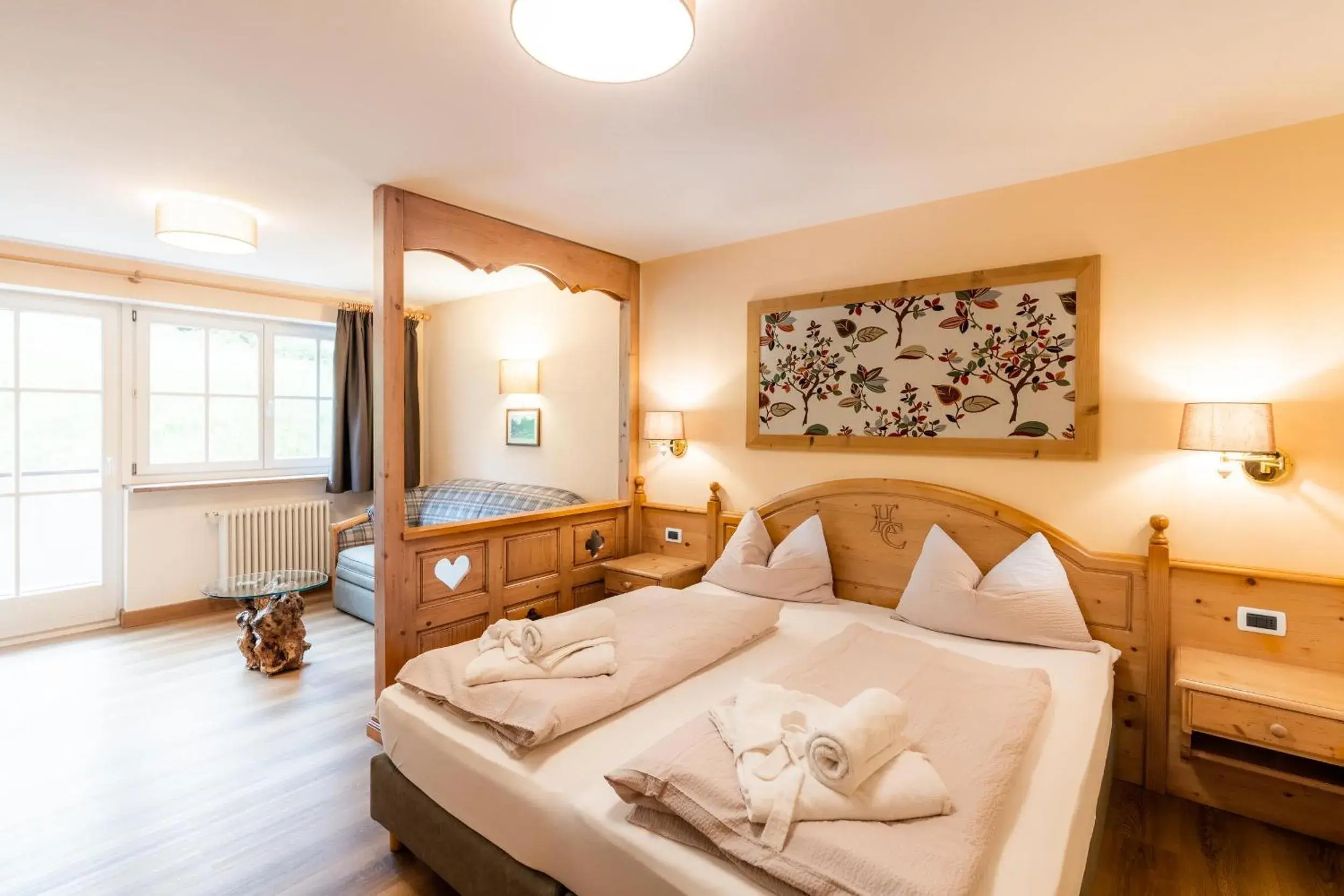 Deluxe Triple Room in Albergo Conturina Deluxe Triple Room in Albergo Conturina