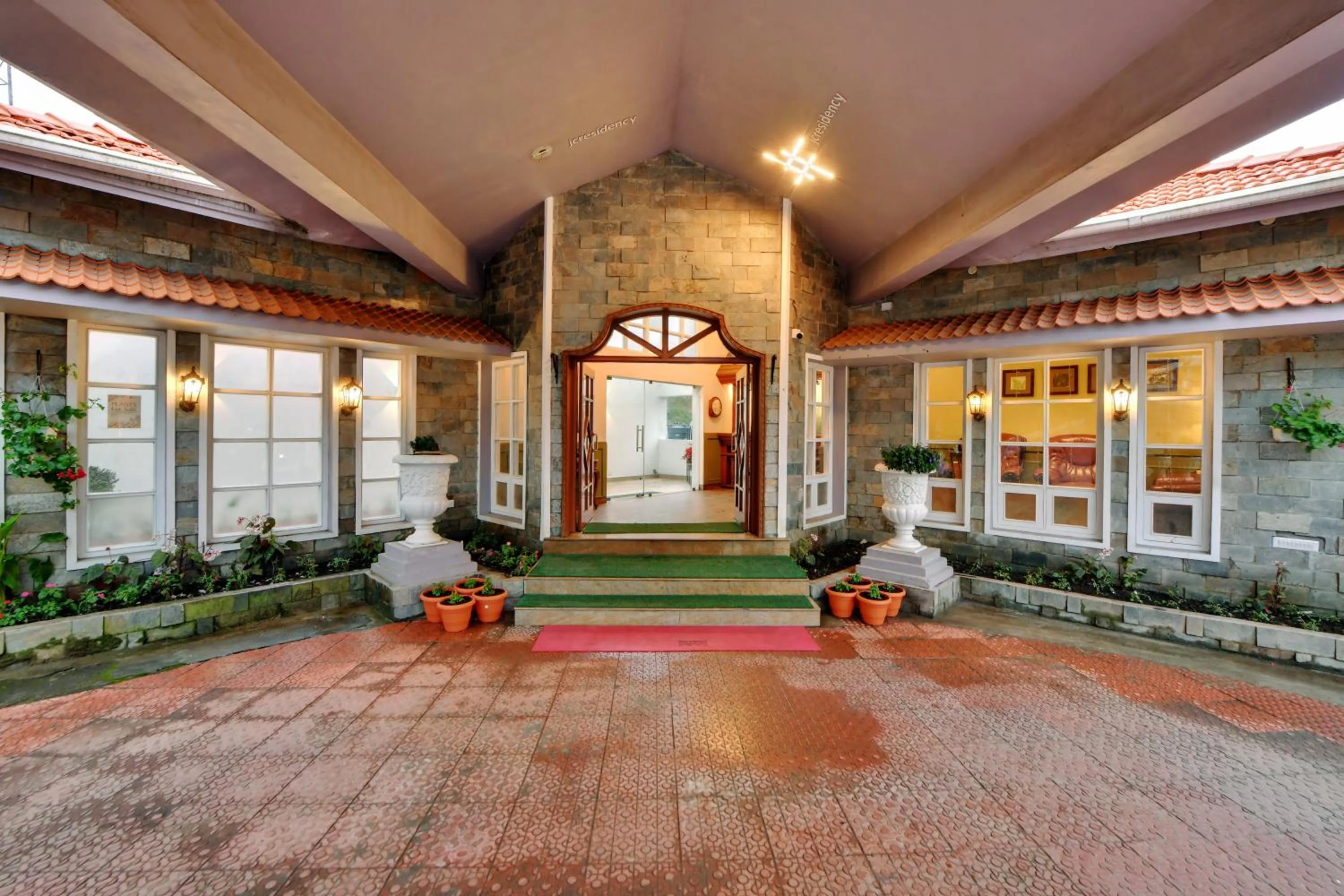 Lobby or reception in JC Residency