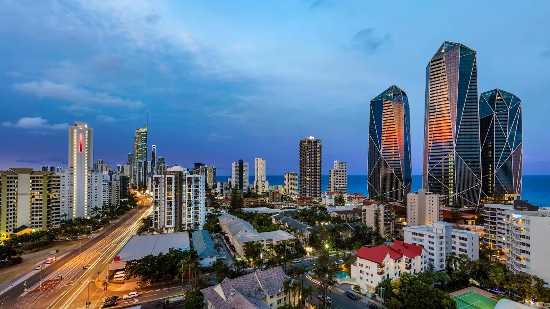 Sea view in Oaks Gold Coast Hotel