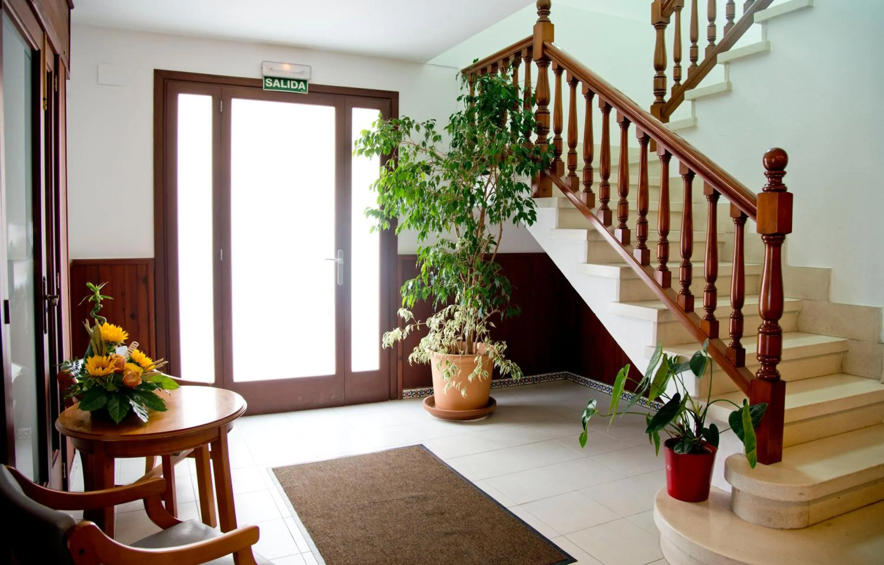 Lobby or reception in Hostal Cala Ratjada