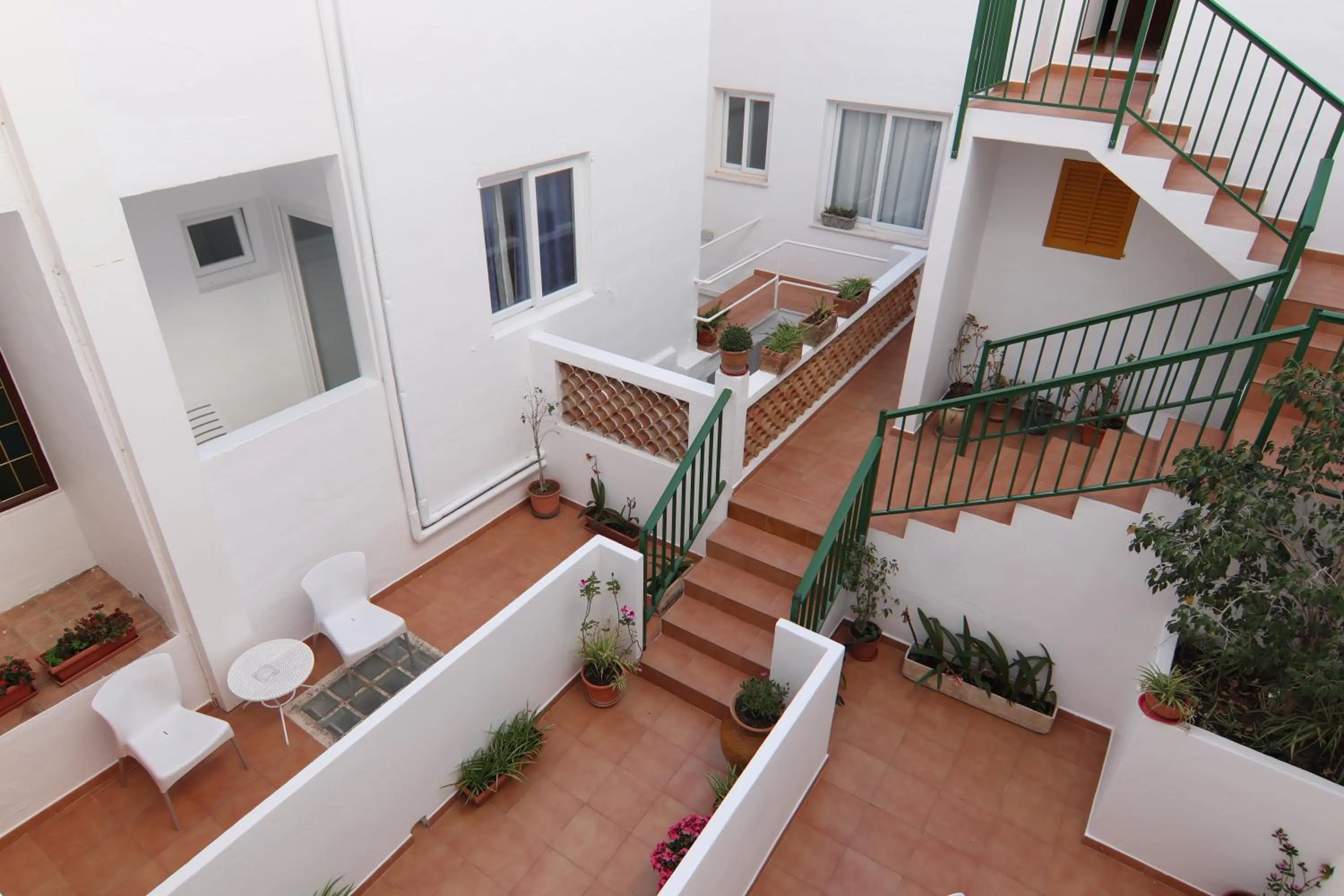 Patio in Hostal Cala Ratjada