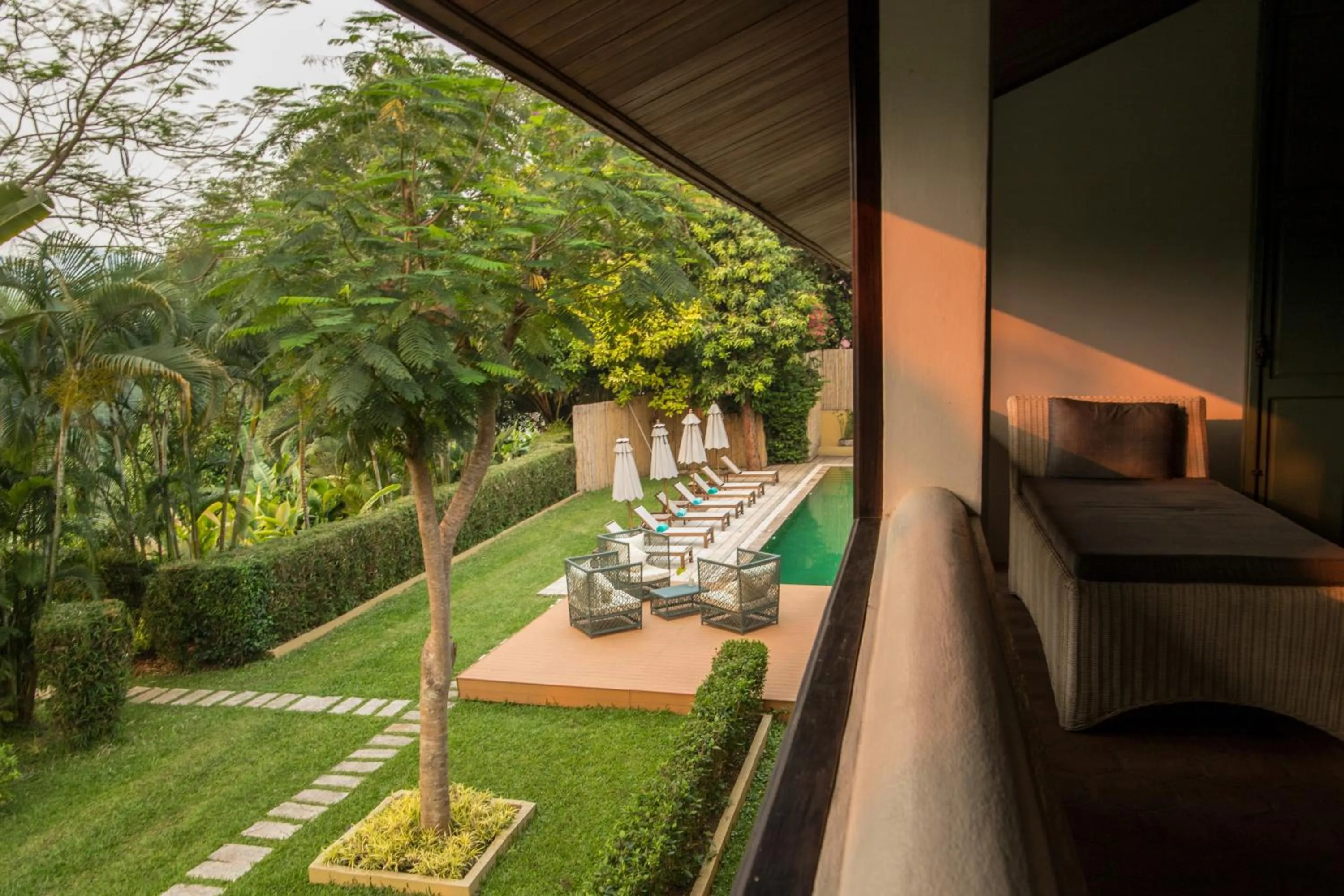 Balcony/Terrace in The Apsara Rive Droite