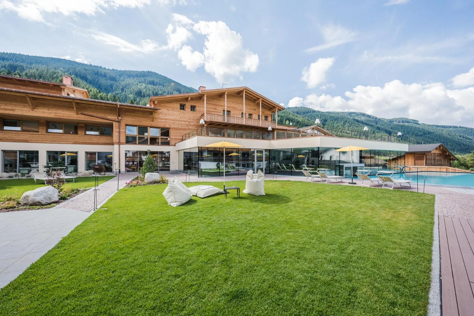 Property building in Alpine Nature Hotel Stoll