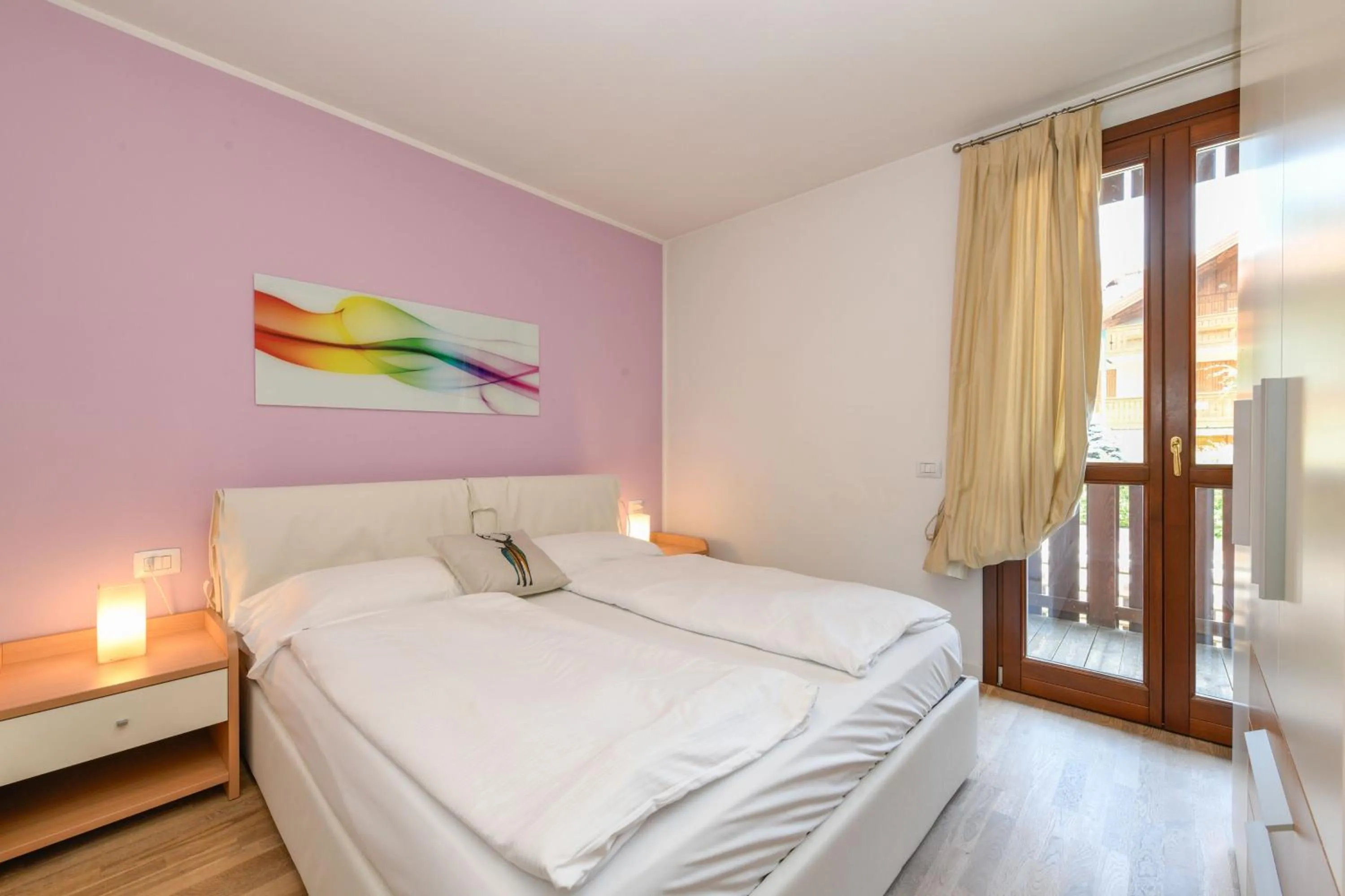 Bedroom, Bed in Residence Rta La Rosa delle Dolomiti