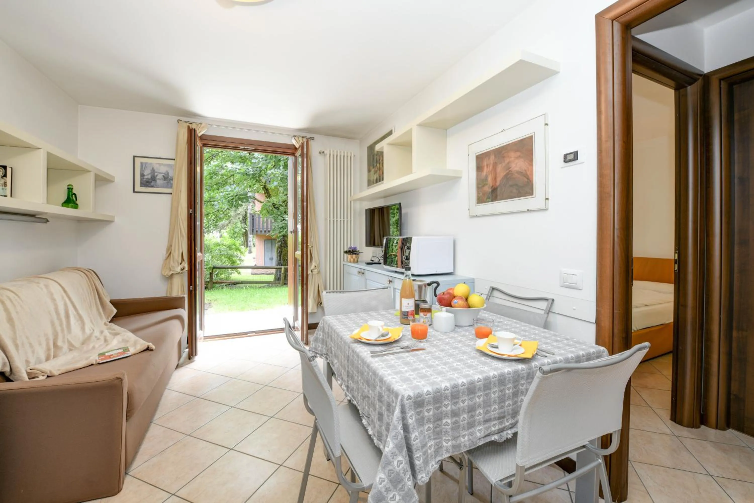 Living room in Residence Rta La Rosa delle Dolomiti