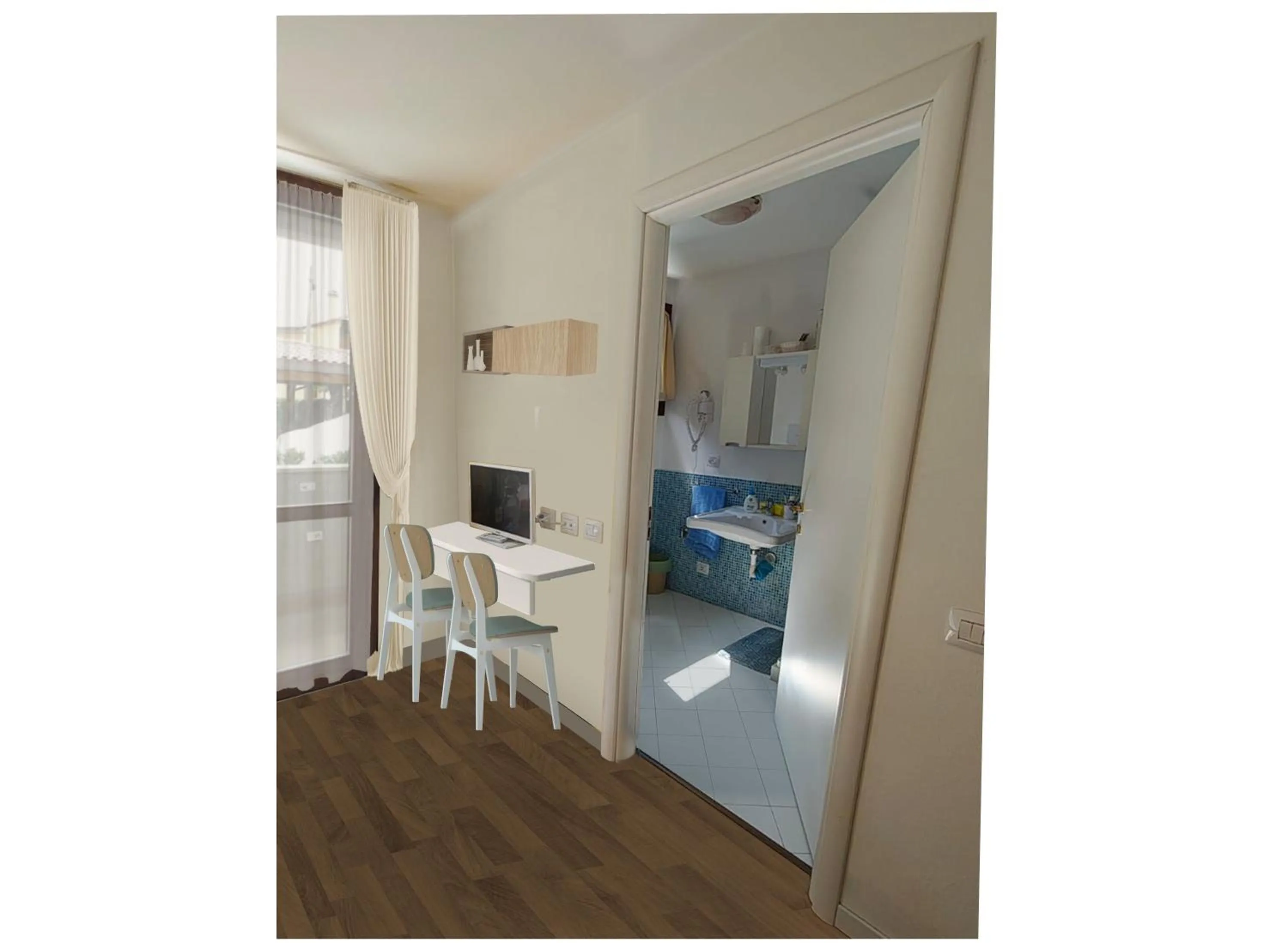 Living room in Residence Rta La Rosa delle Dolomiti