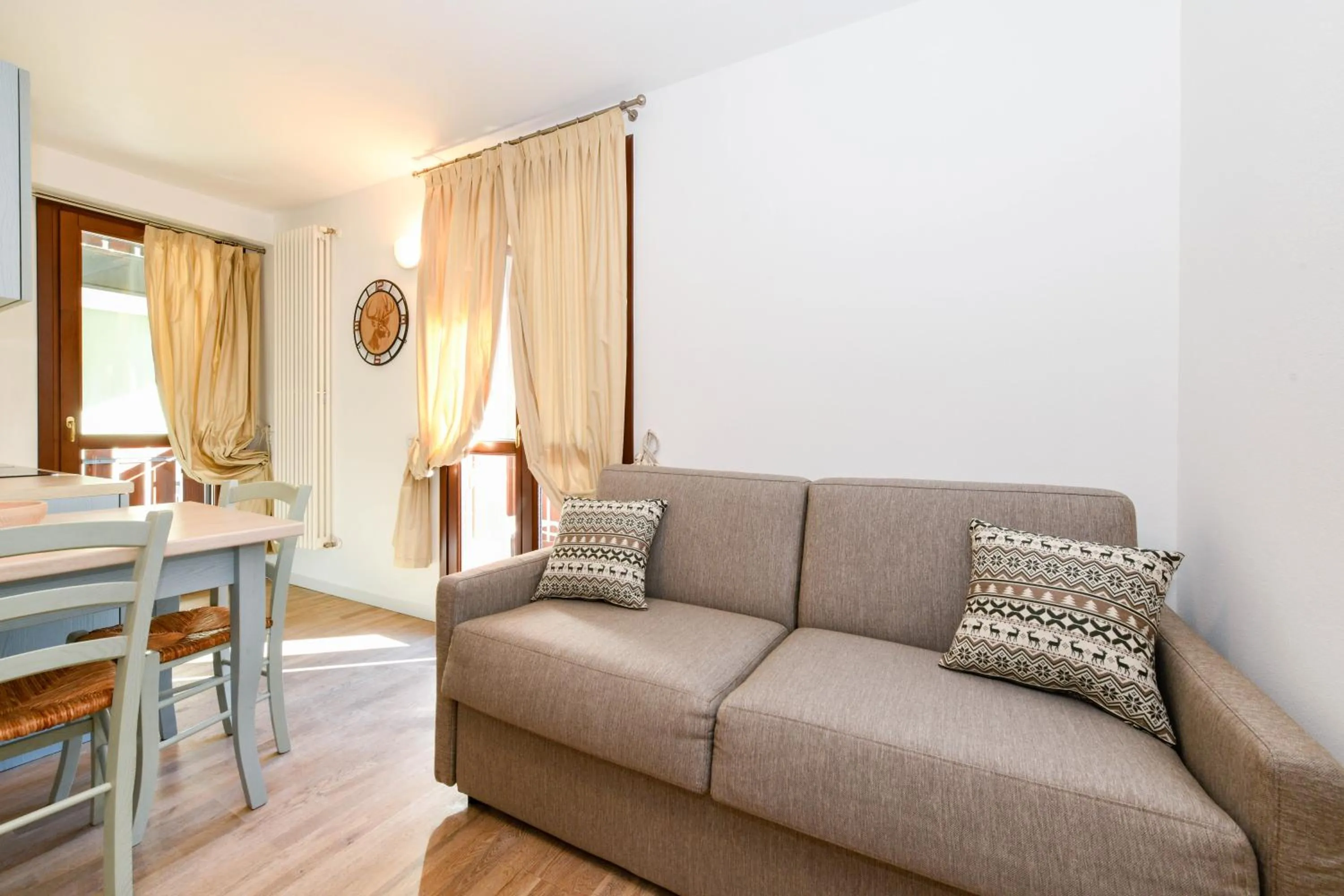 Living room in Residence Rta La Rosa delle Dolomiti