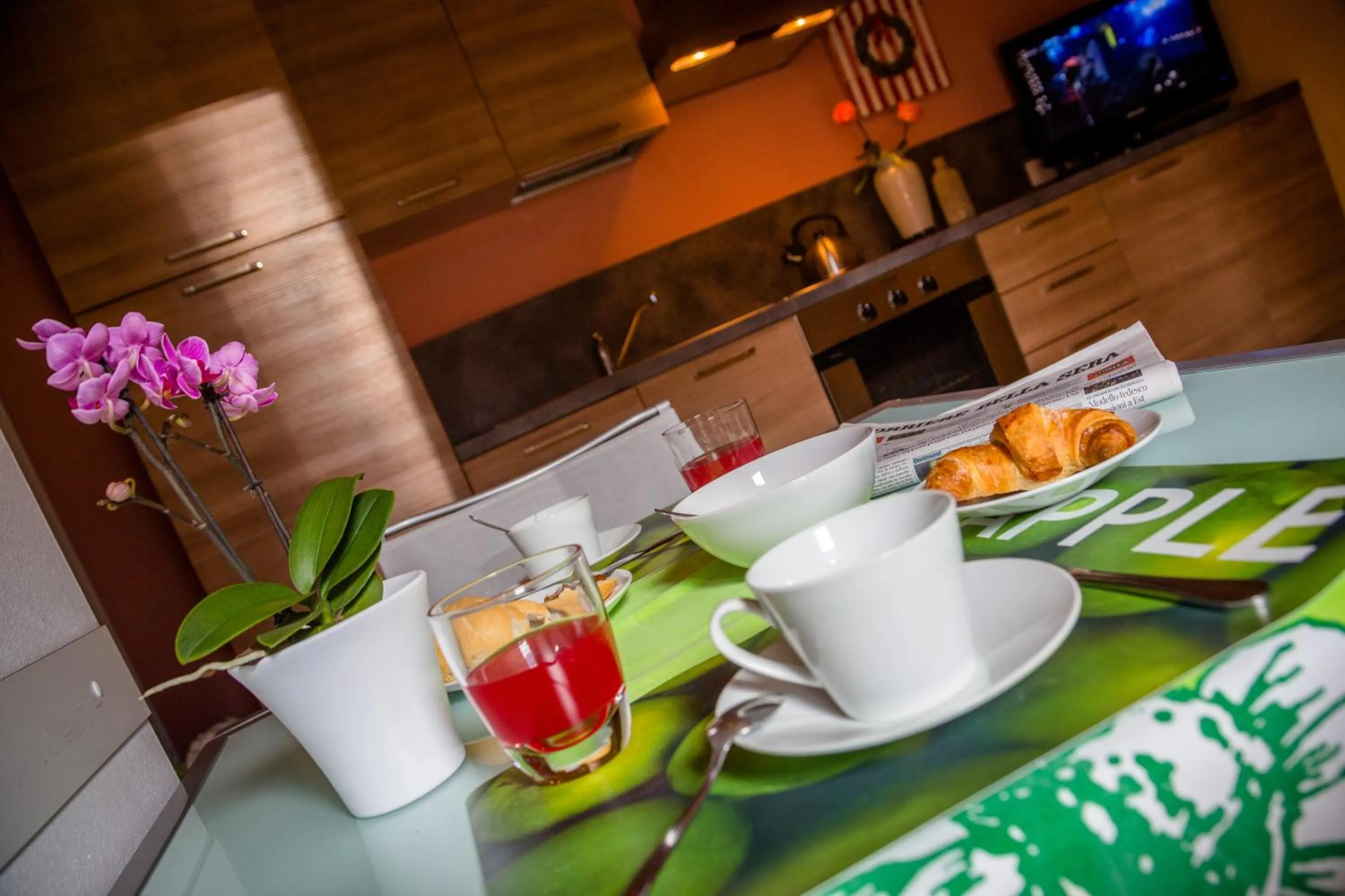 Decorative detail in Residence Rta La Rosa delle Dolomiti